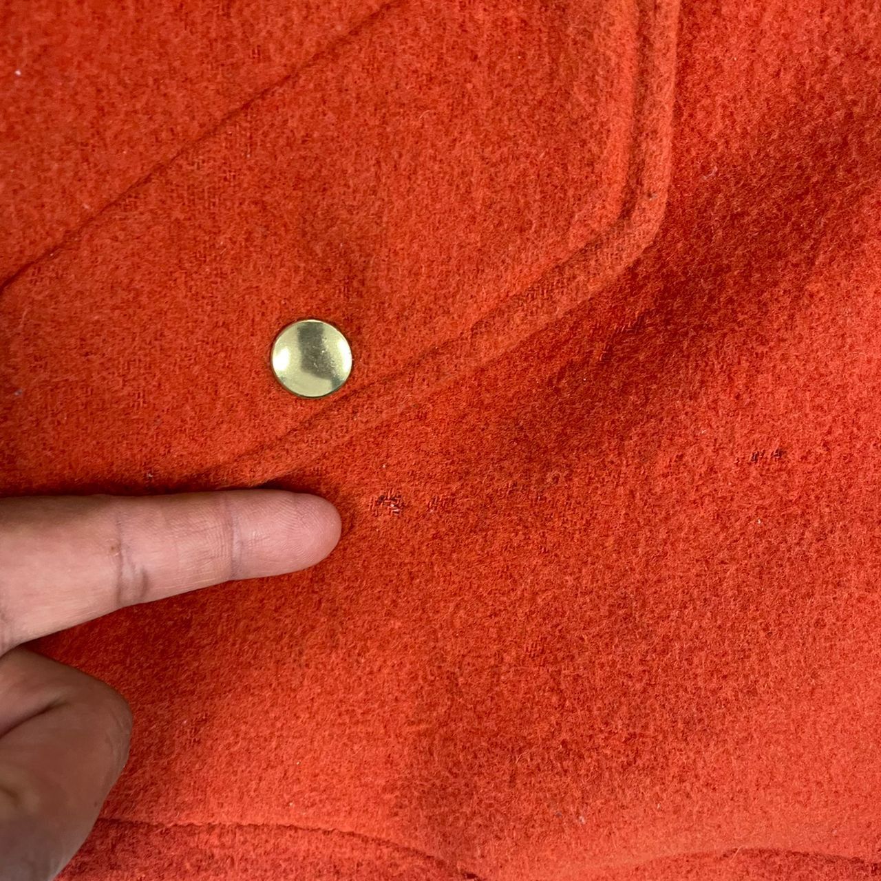 Ne-Net Vintage Né-net Hooded Duffle Coat Burnt Orange Wool Jacket Size M / US 6-8 / IT 42-44 - 13 Thumbnail