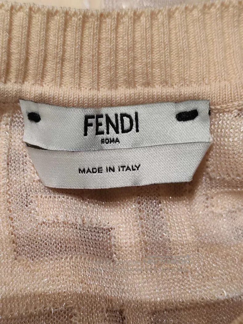 Other Fendi FF Monogram Subtle Pattern Knit Midi Dress Size XS / US 0-2 / IT 36-38 - 3 Thumbnail
