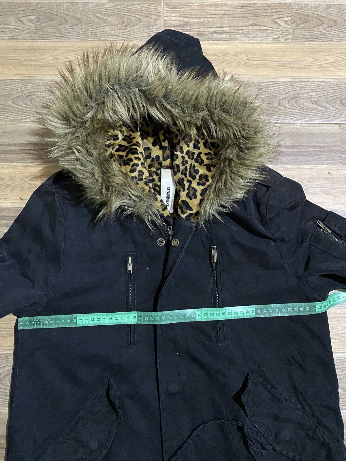 Attachment 💥NEED GONE💥 ATTACHMENT GOTHIC PUNK FUR JACKET BLACK WASHED Size US L / EU 52-54 / 3 - 13 Thumbnail