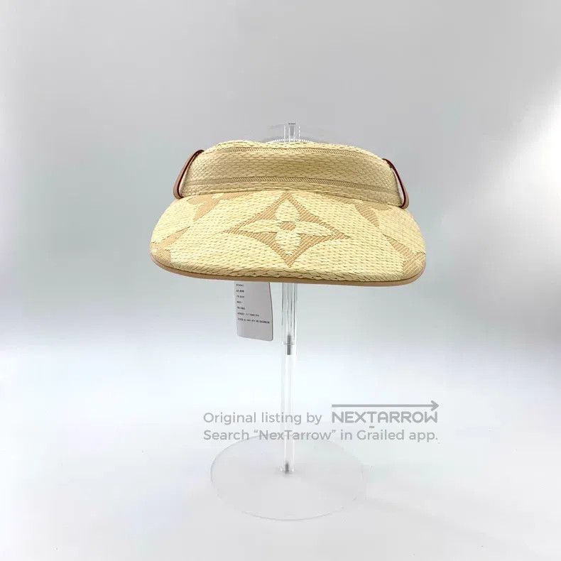 Louis Vuitton Louis Vuitton Yellow logo presbyopic jacquard sunshade hat Size ONE SIZE - 1 Thumbnail