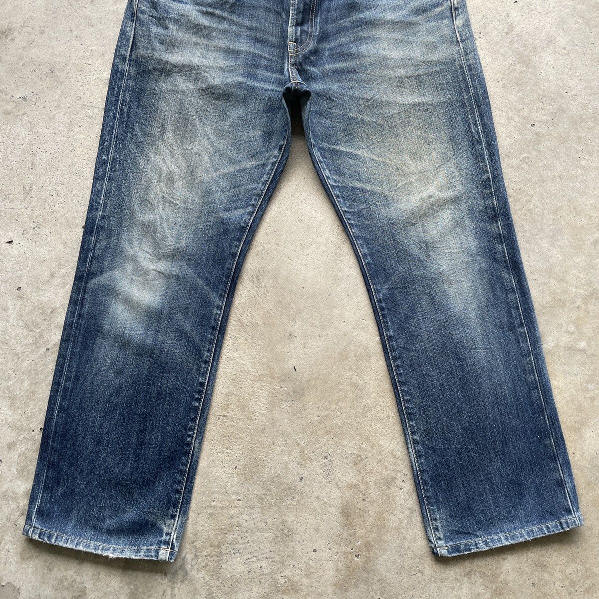 Japanese Brand Vintage Japanese UJ Faded Denim Jeans Pants W36x29 Size US 36 / EU 52 - 4 Thumbnail