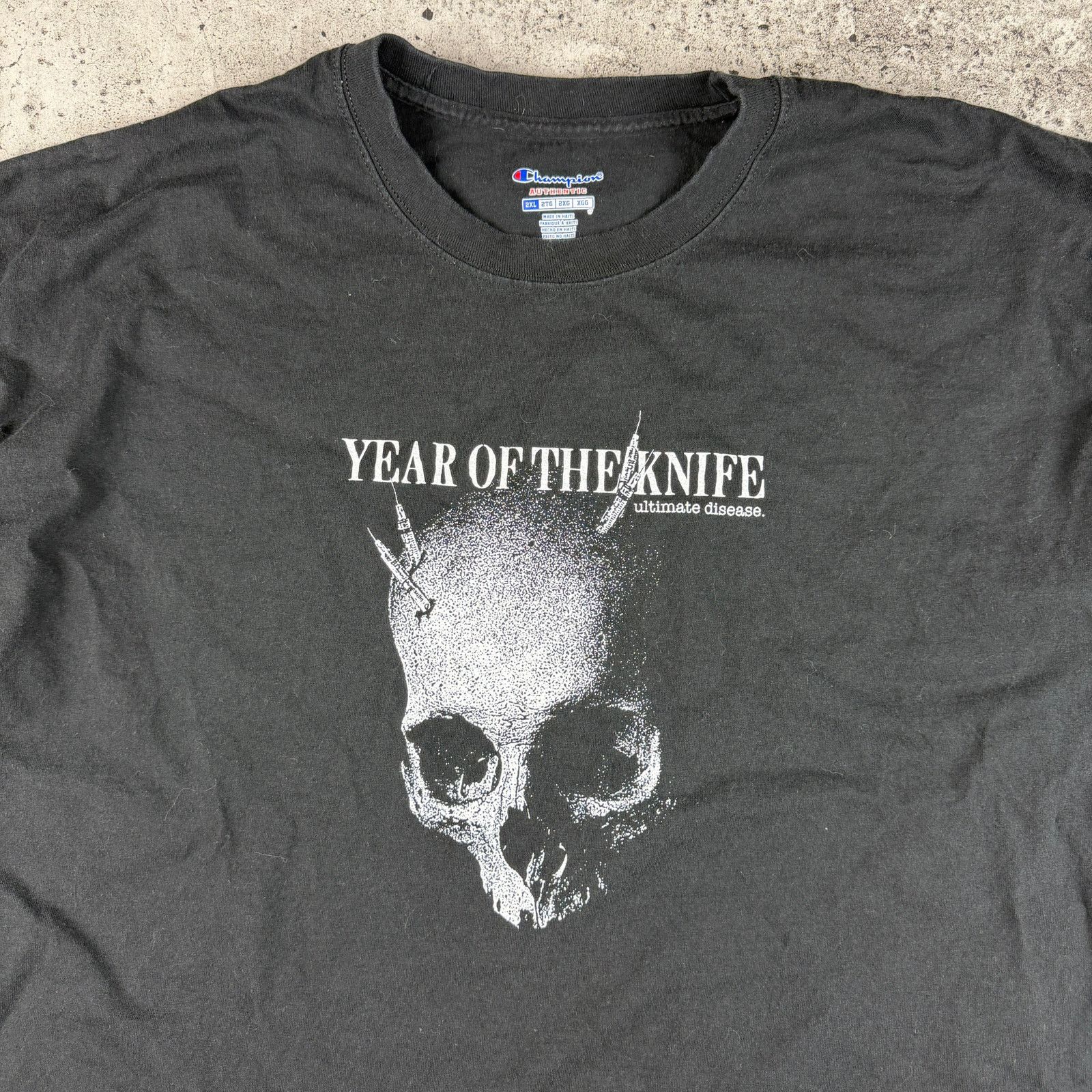 Champion Year of The Knife Hardcore Band Shirt Size XXL YOTK Size US XL / EU 56 / 4 - 1 Thumbnail