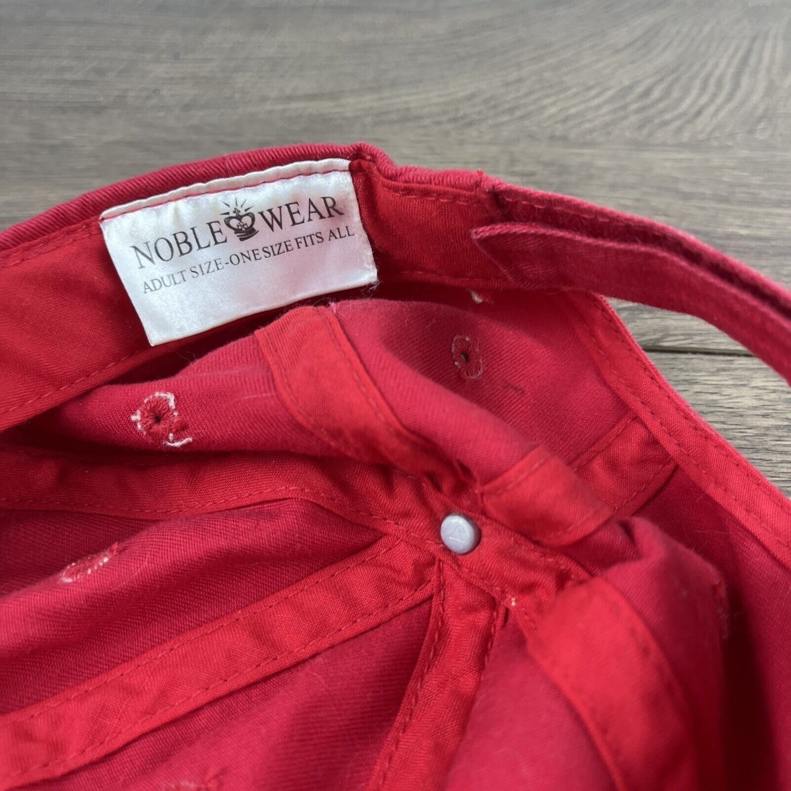 Other Cabela's Hat Cabelas Red Adjustable Hat Adult Size Hat Red C Size ONE SIZE - 13 Thumbnail