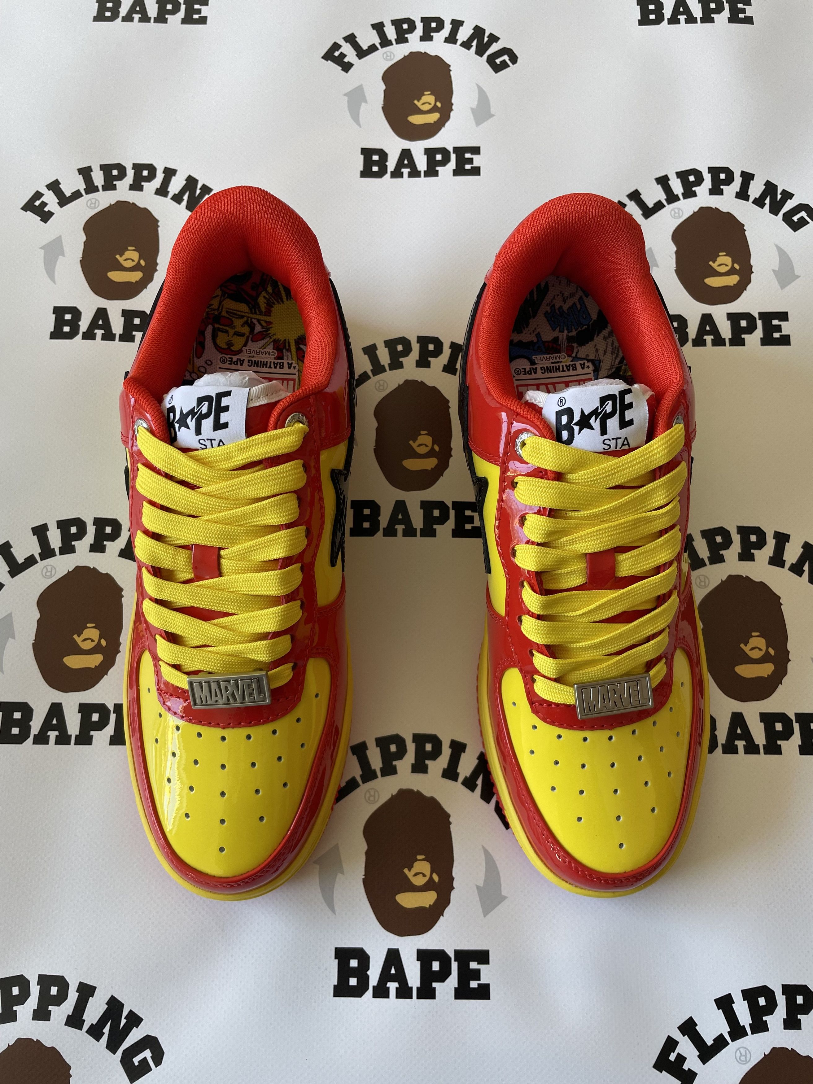 Bape MARVEL BAPE STA IRON MAN Size US 7 / EU 40 - 2 Thumbnail