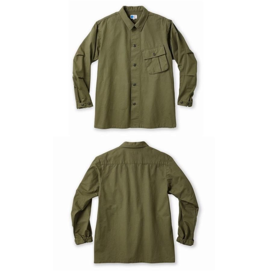 Pure Blue Japan F.W.U RIPSTOP PLAIN OVERSHIRT JAPAN BLUE JEANS Size US M / EU 48-50 / 2 - 14 Thumbnail