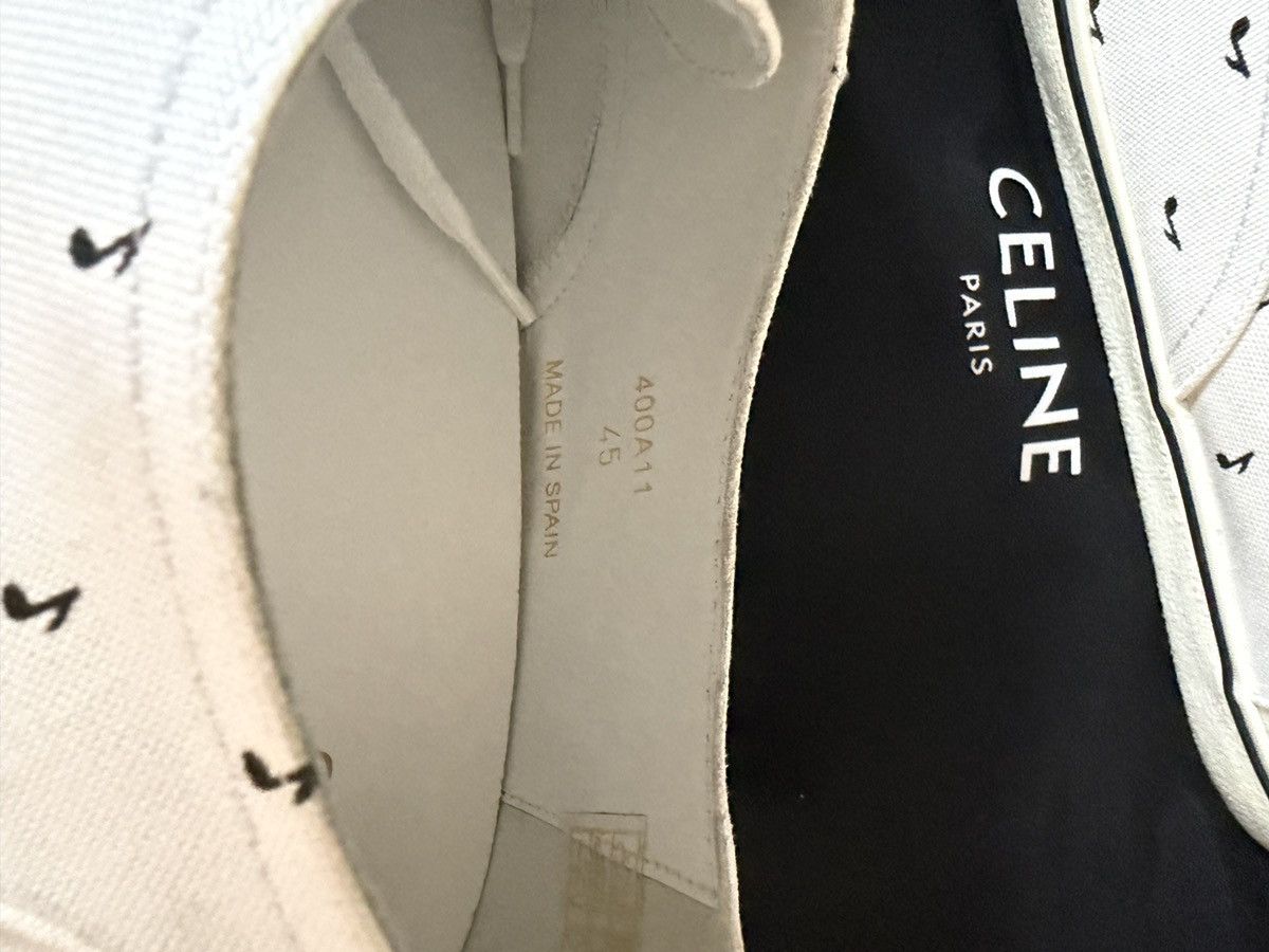 Celine Celine White Elliot Music Note GAT - BNIB - Hedi Slimane Size US 11.5 / EU 44-45 - 9 Thumbnail