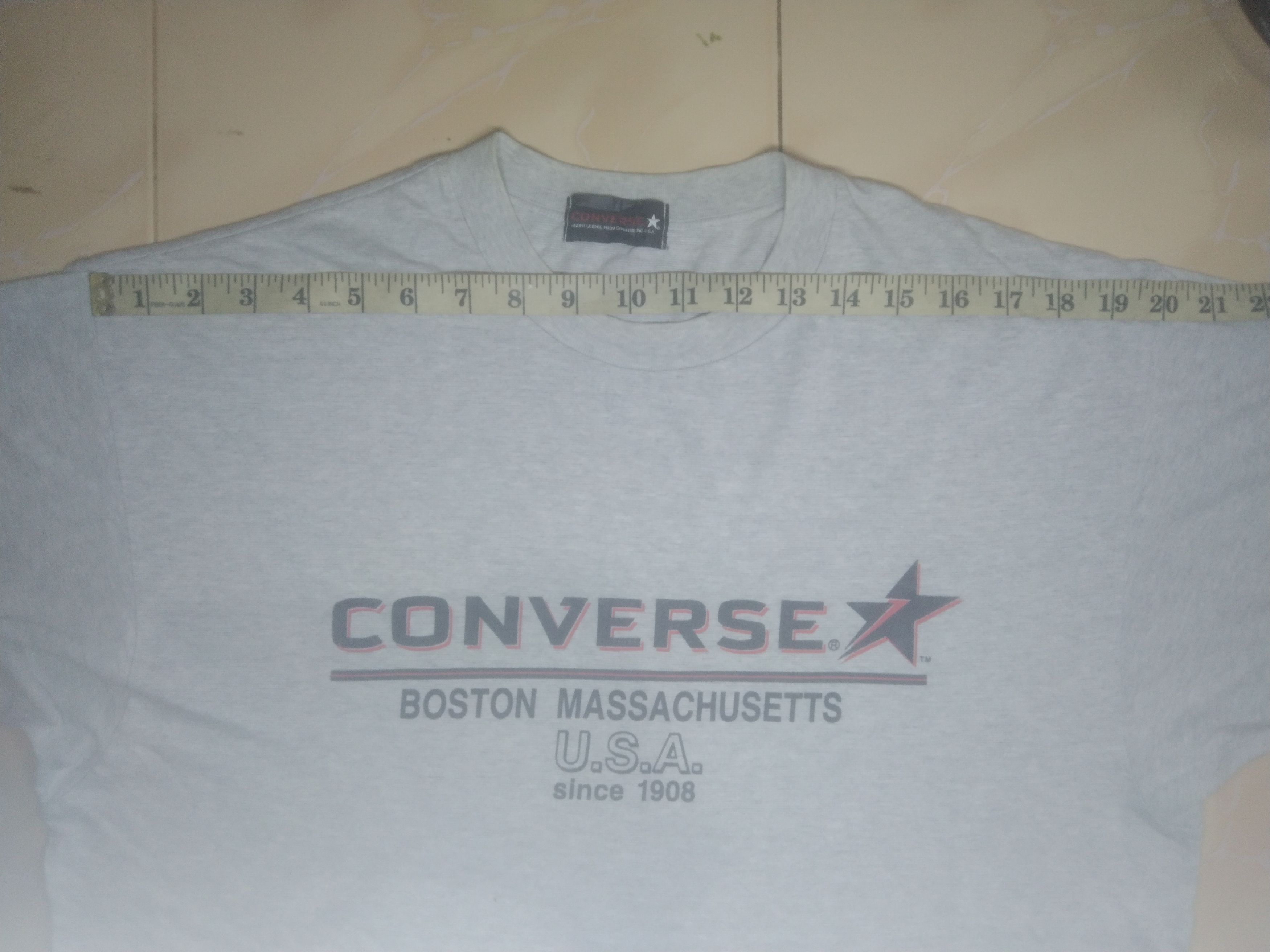 Converse × Vintage Vintage Converse t shirt Size US L / EU 52-54 / 3 - 9 Thumbnail