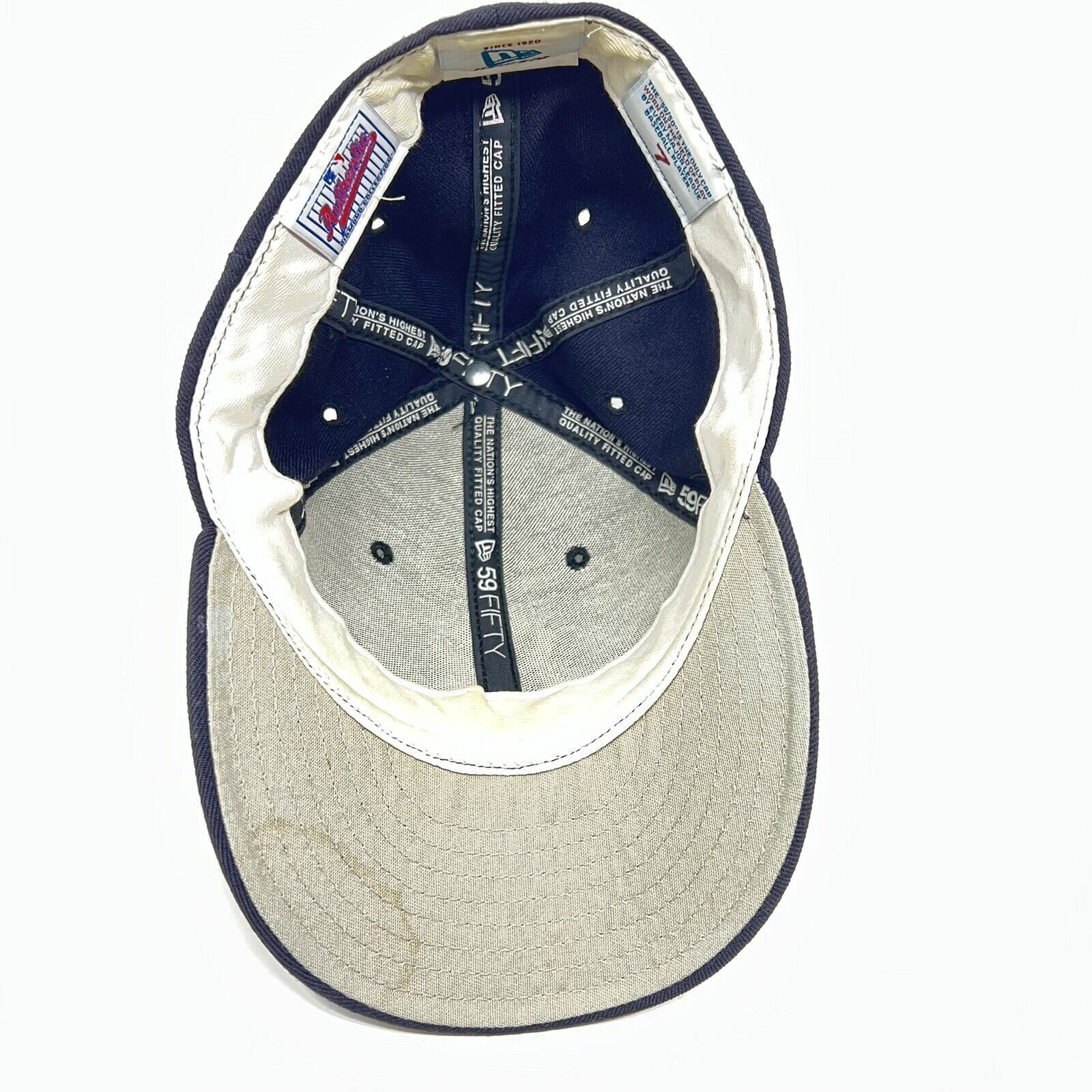 New Era Vtg NY Yankees 1999 World Series Hat New Era 59Fifty size 7 Size ONE SIZE - 5 Thumbnail