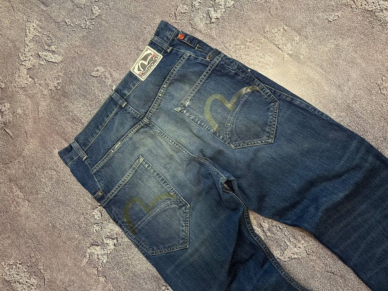 Evisu × Japanese Brand × Puma Evisu Japan puma vintage selvedge jeans size 32/34 Size US 34 / EU 50 - 3 Thumbnail