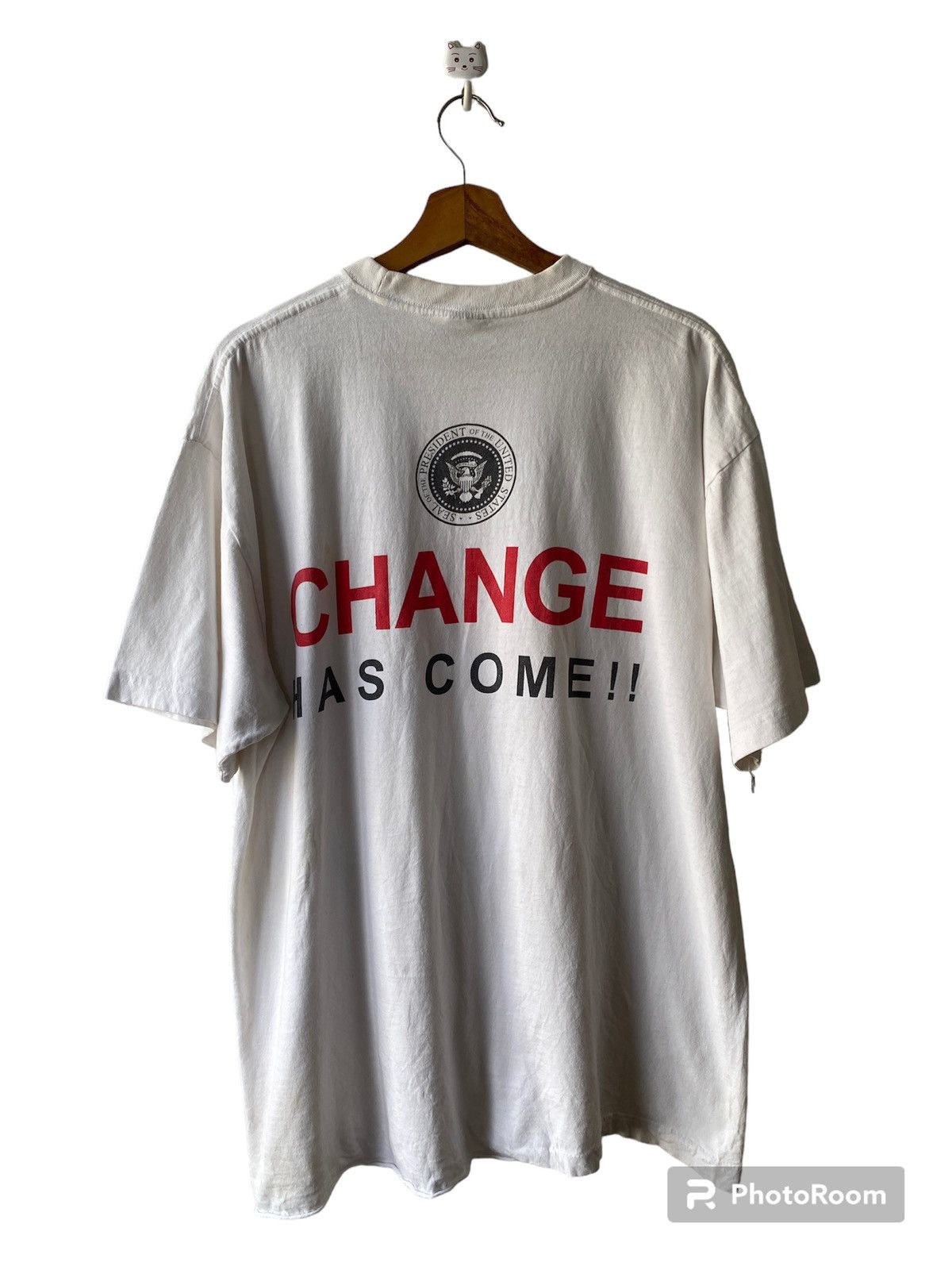 President's × Rap Tees × Vintage 2000s Barack Obama The First Family Photo Print Tee Size US XXL / EU 58 / 5 - 2 Thumbnail