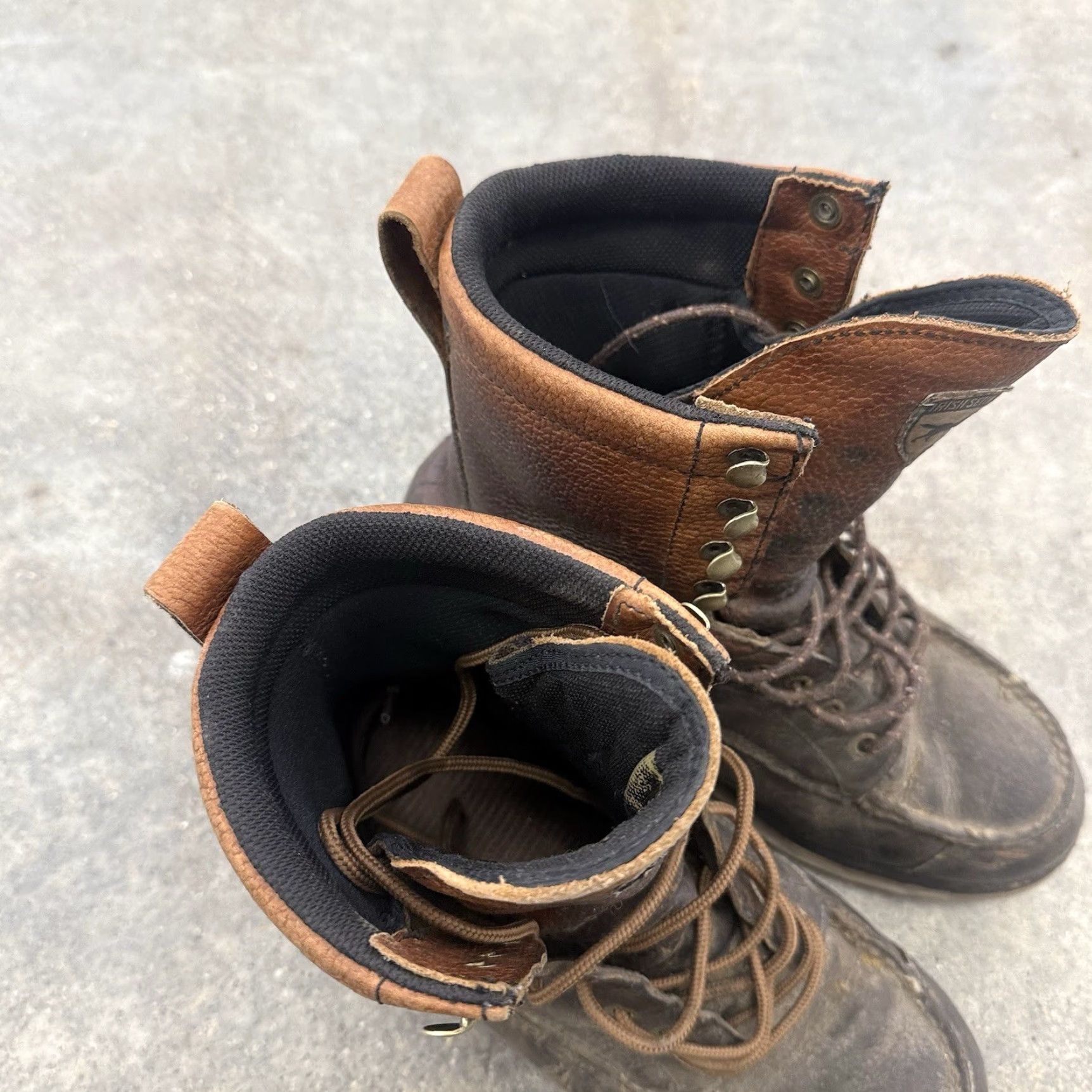 Vintage Irish Setter 894 Wingshooter Upland Leather Mens 9.5 E2 Boots Distressed Size US 10 / EU 43 - 3 Thumbnail