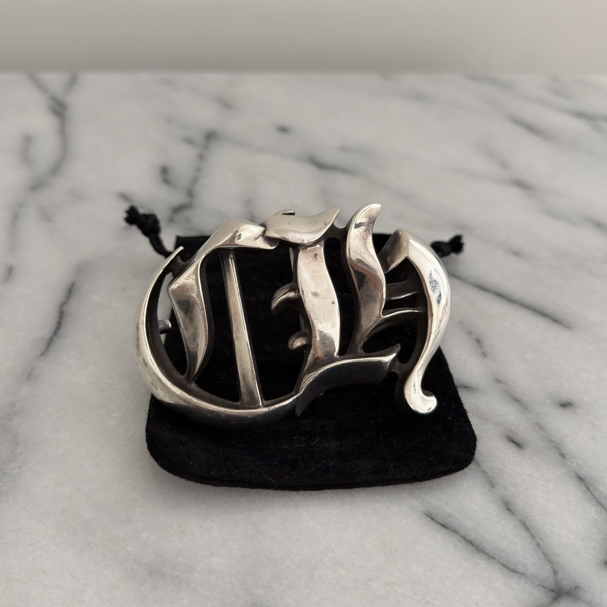 Chrome Hearts Chrome Hearts 1.5” CH Logo Buckle Size ONE SIZE - 3 Thumbnail