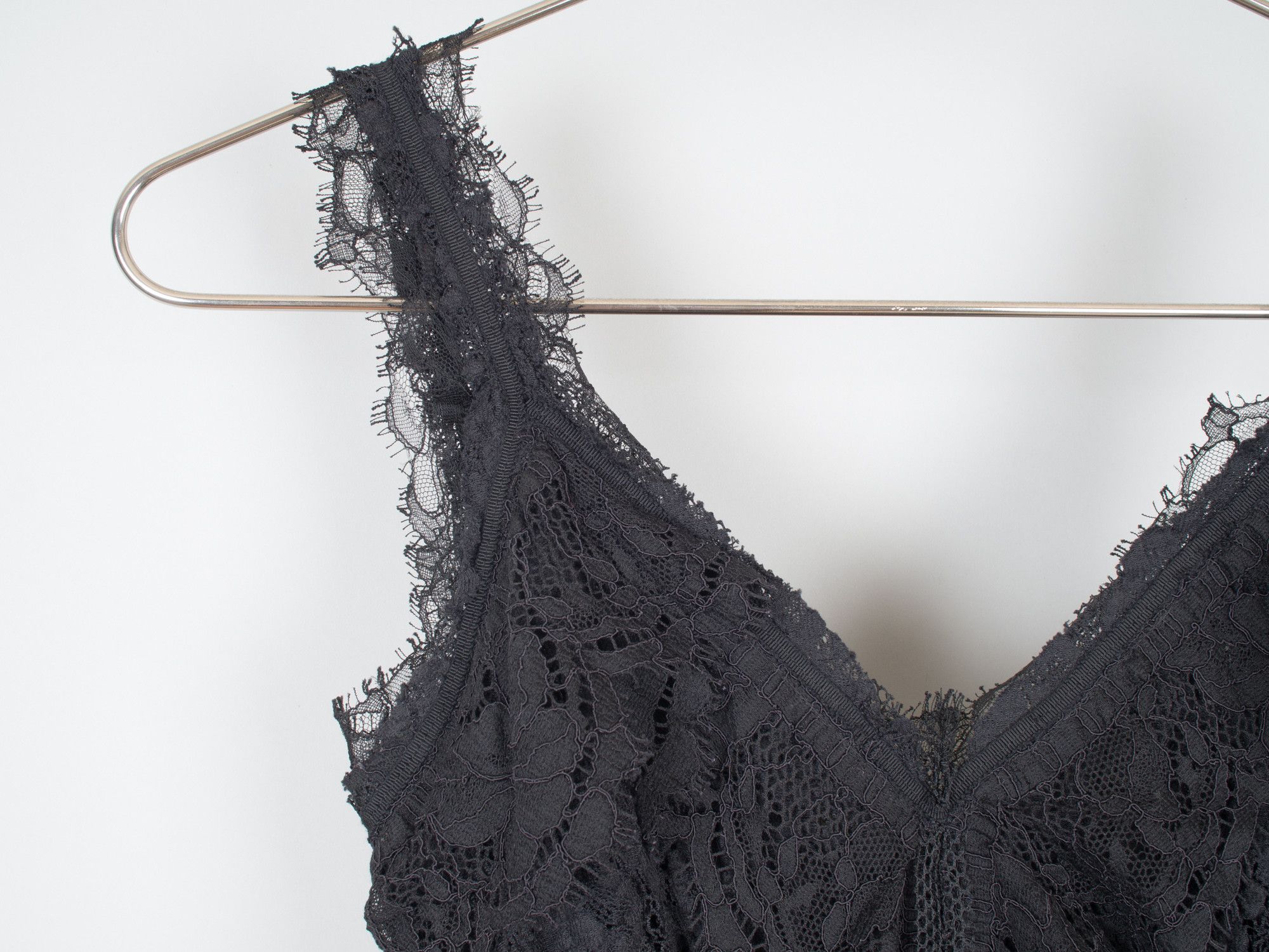 Lanvin Alber Elbaz Final Collection Mixed Lace Slip Dress Size S / US 4 / IT 40 - 7 Thumbnail