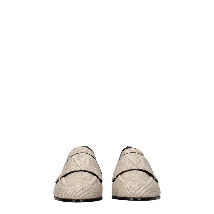 Max Mara ob1o1e1124 Fabric Loafers in Beige Size US 6 / IT 36 - 3 Thumbnail