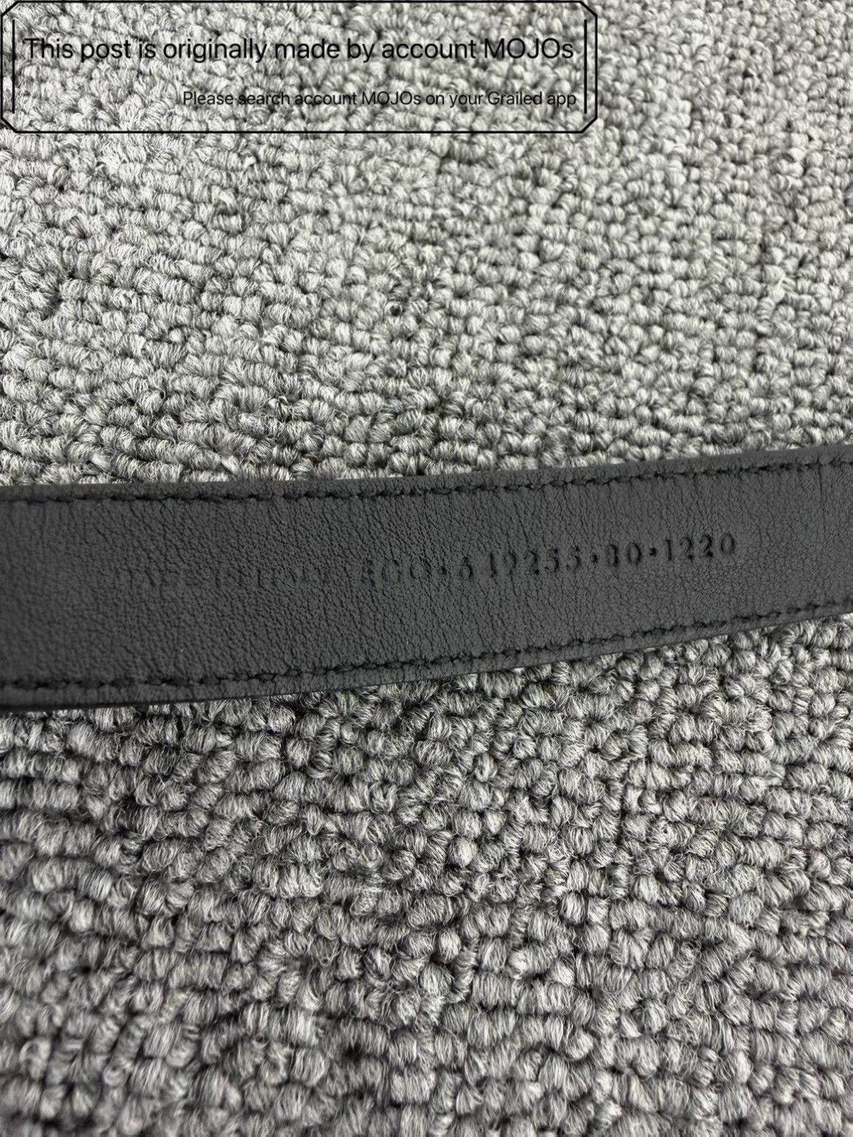Saint Laurent Paris Sz 80 Saint Laurent Paris 21SS Leather Ethical Woven Belt Size ONE SIZE - 6 Thumbnail