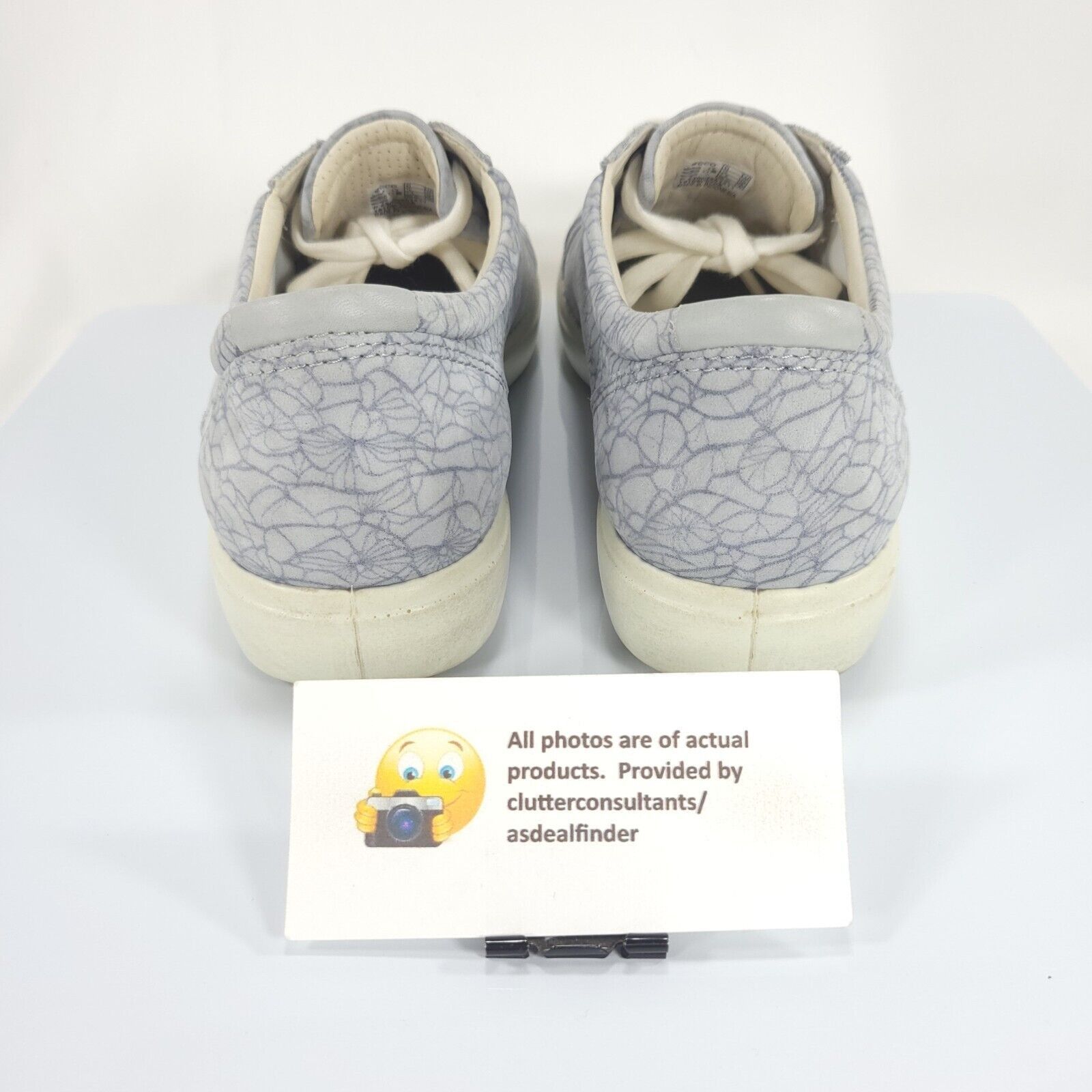 Ecco Ecco Casual Outdoor Sneaker Shoe Womens Size 10 Gray White Size US 10 / IT 40 - 3 Thumbnail
