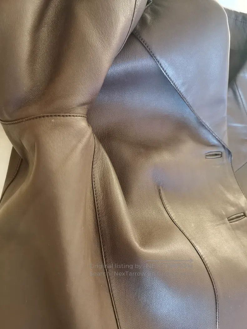 Hermes Hermes Sheepskin Deep Brown Leather Jacket Size XS / US 0-2 / IT 36-38 - 9 Thumbnail
