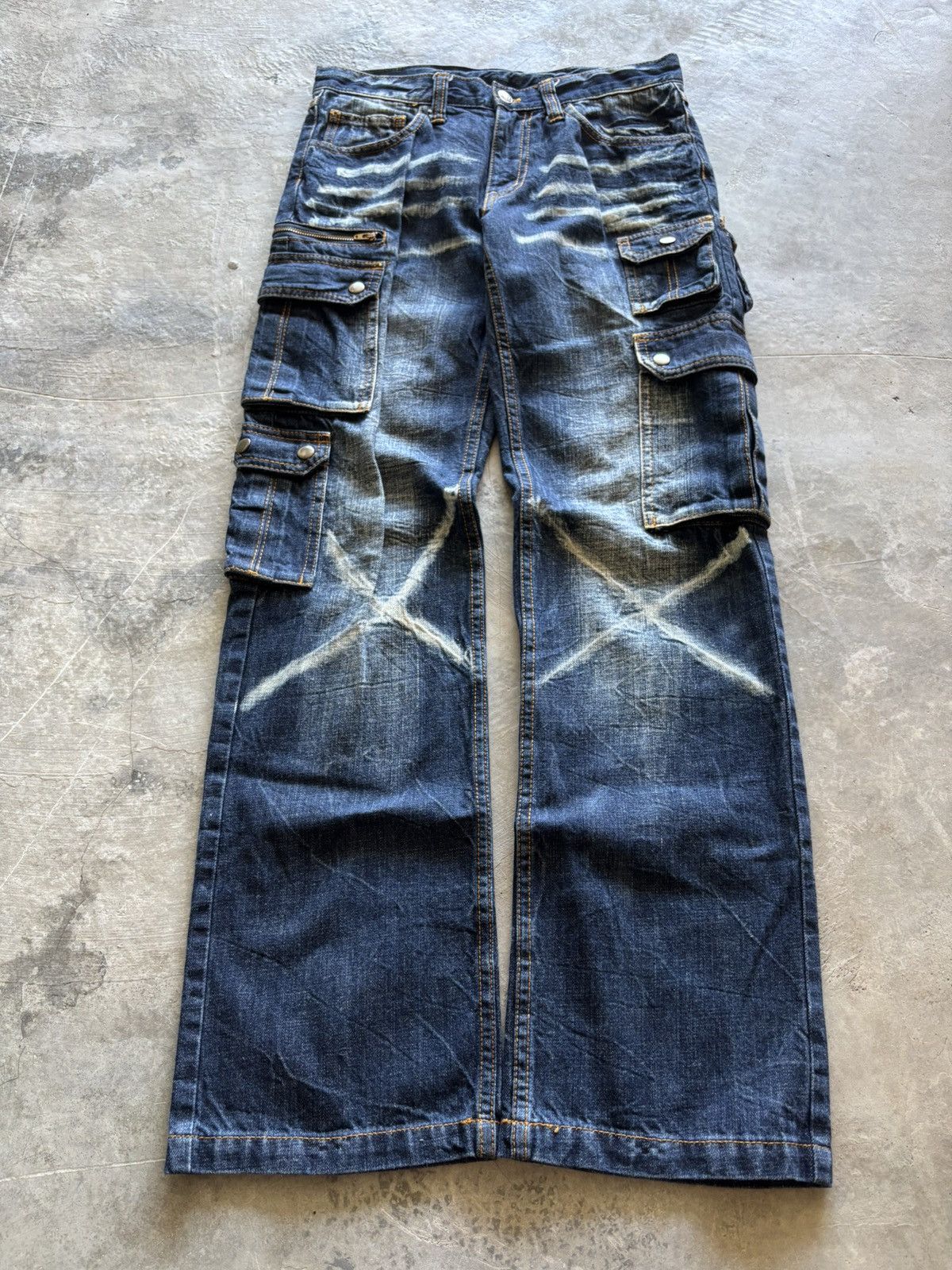 If Six Was Nine VOMANIE cargo japanese sick whiskered wash punk grunge Size US 30 / EU 46 - 1 Thumbnail