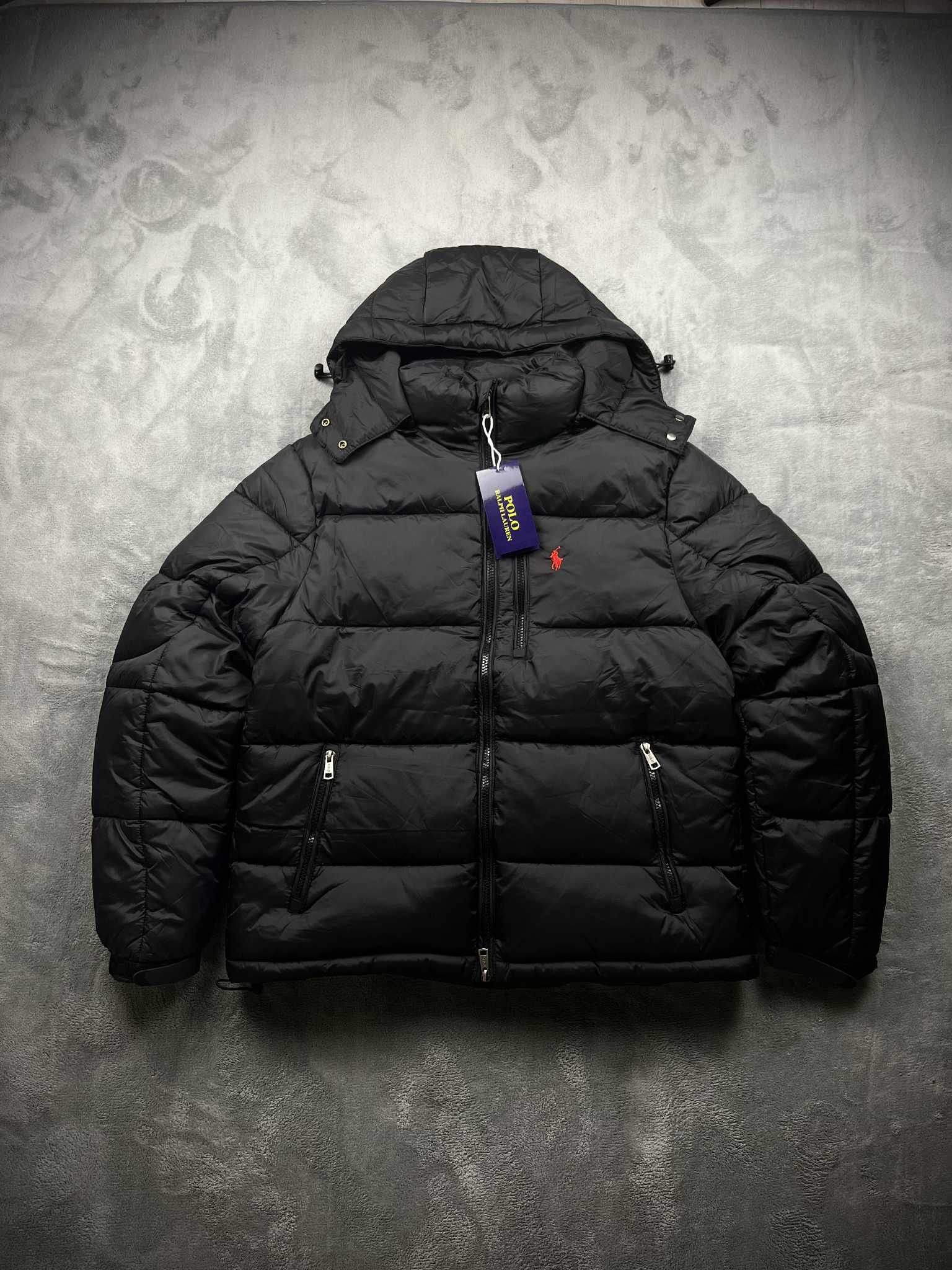 Polo Ralph Lauren Black Polo Ralph Lauren winter down jacket new size M Size US M / EU 48-50 / 2 - 1 Thumbnail