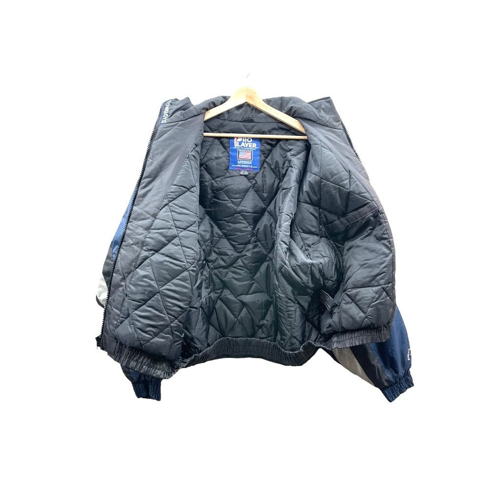 NFL × Pro Player × Vintage 1990's Pro Player Dallas Cowboys Quilted Puffer Jacket Size US XL / EU 56 / 4 - 4 Thumbnail
