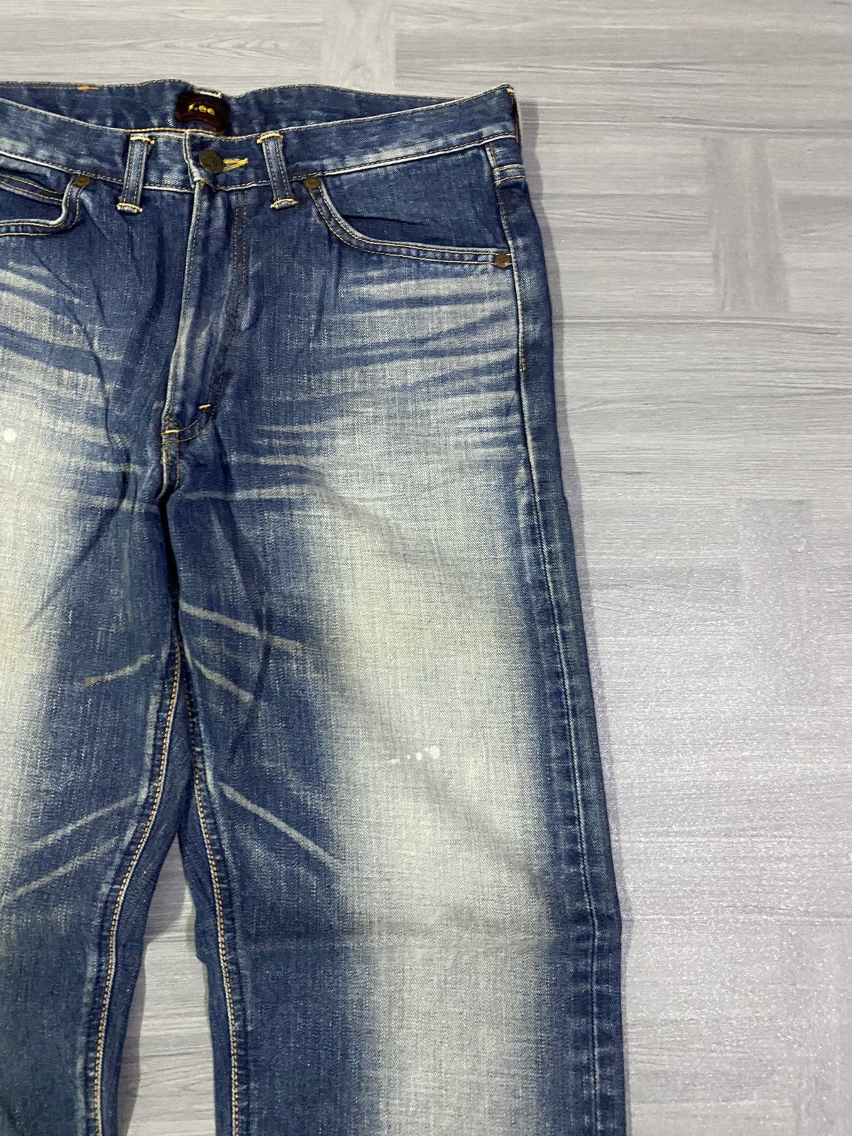 Lee Vintage Lee Riders Fadded Blue Denim Size US 33 - 4 Thumbnail
