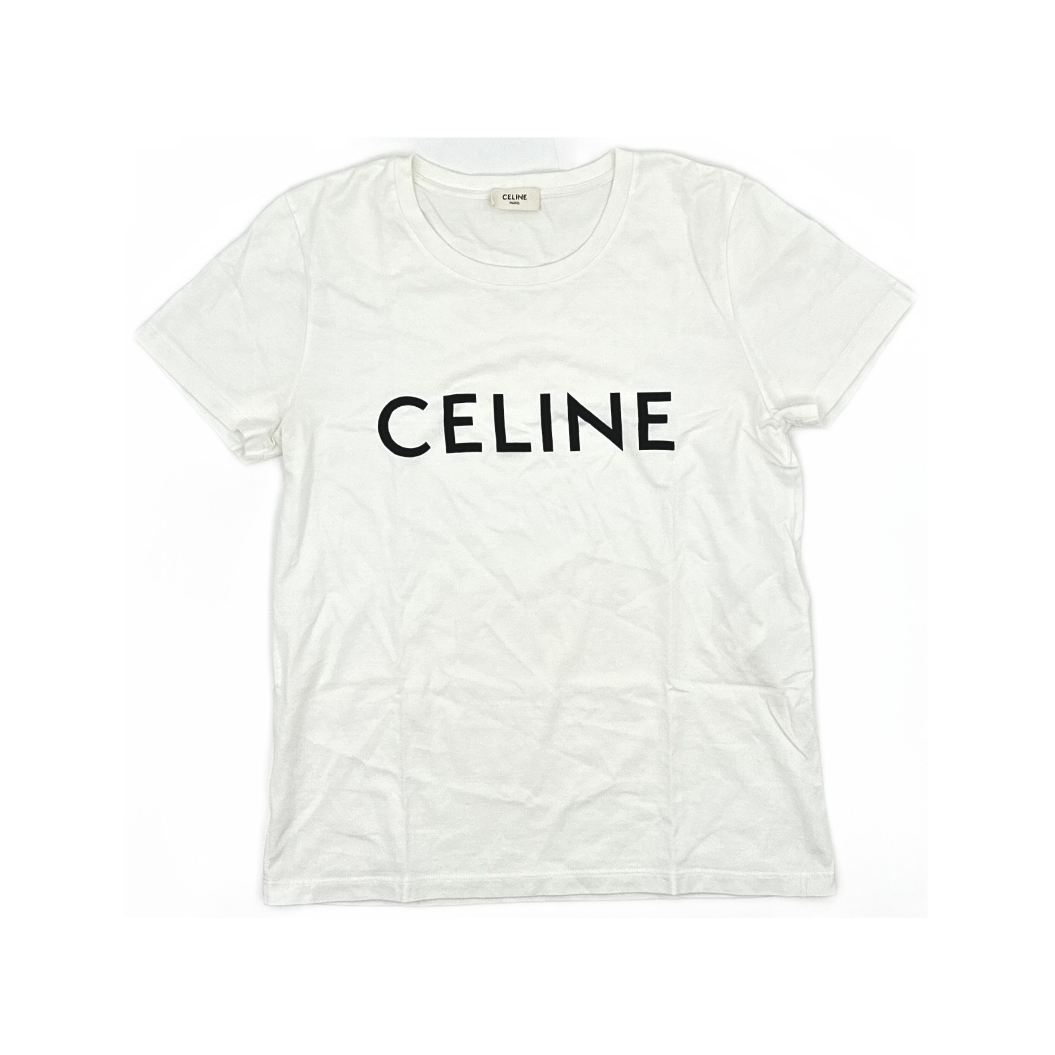 Celine Celine Logo T-Shirt Size M Size M / US 6-8 / IT 42-44 - 1 Thumbnail