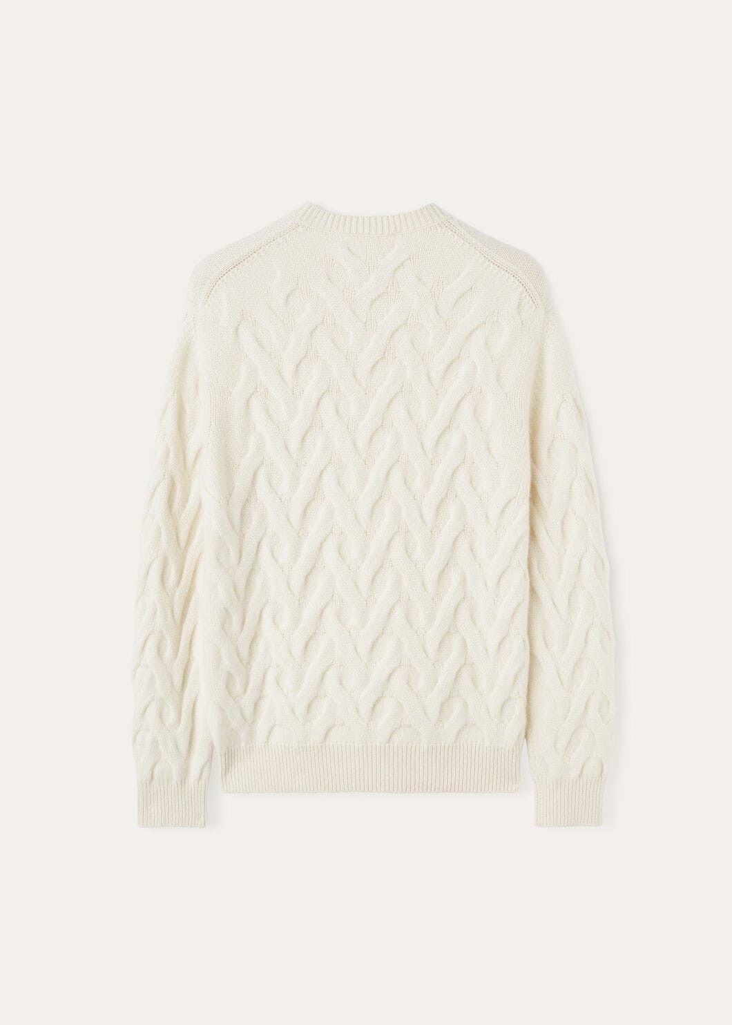 Loro Piana o1w1db10725 FAO4514 Cocooning Crewneck Sweater in White Size US M / EU 48-50 / 2 - 5 Thumbnail