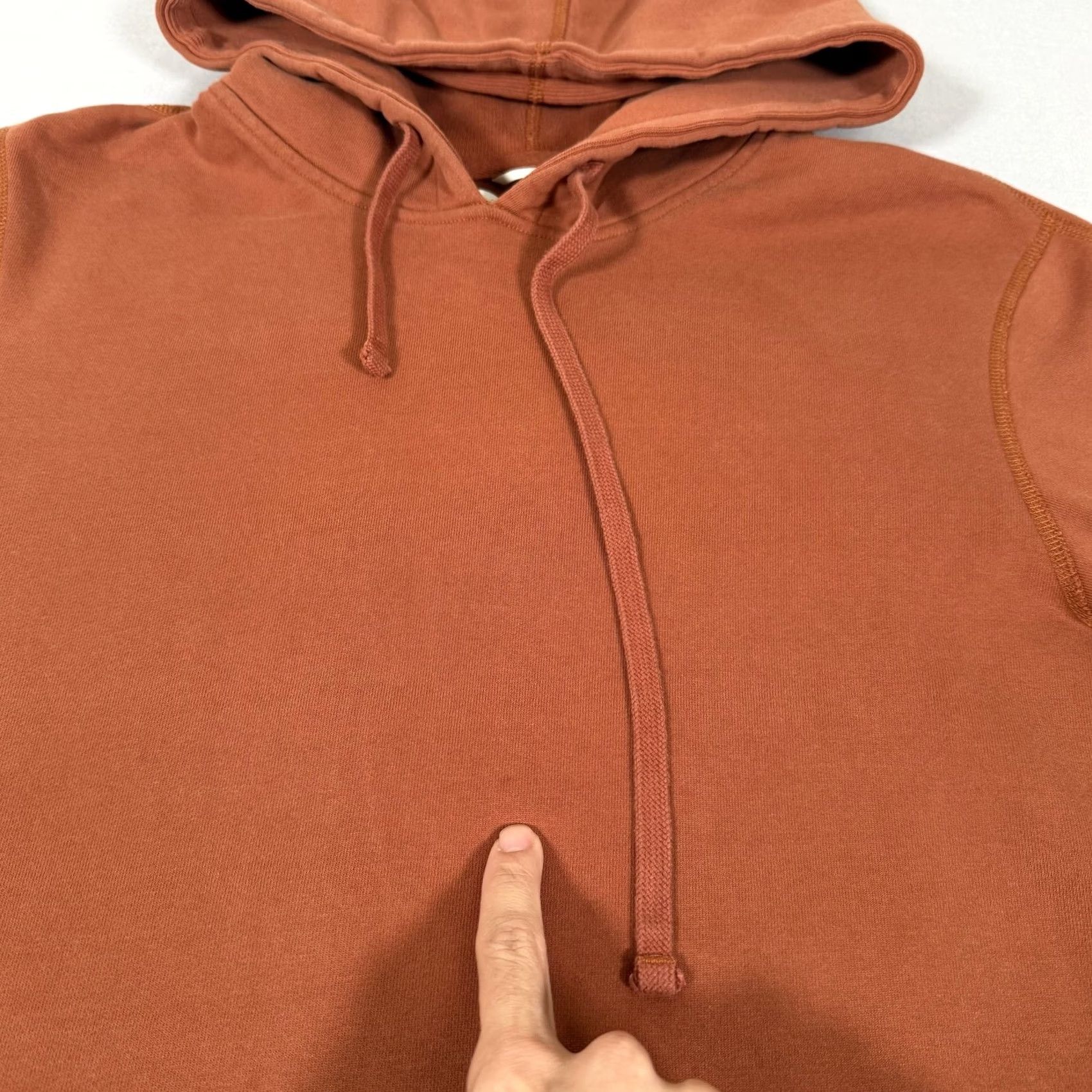 Reigning Champ Reigning Champ Hoodie Mens M Regular Solid Brown Cotton Knit Front Kangaroo Pocket Hooded Sweatshirt Pullover Size US M / EU 48-50 / 2 - 5 Thumbnail