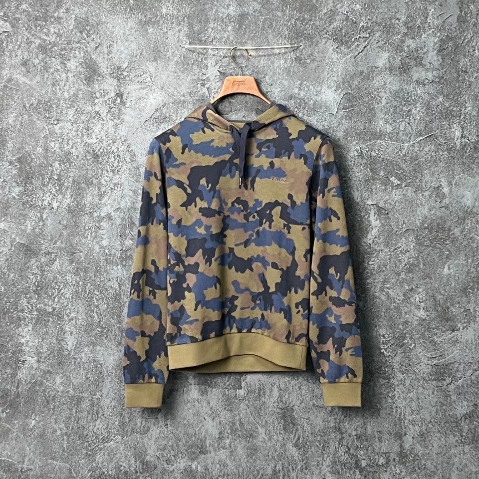 Ermenegildo Zegna Ermenegildo Zegna Retro Camo Hoodie s Men Size US S / EU 44-46 / 1 - 1 Thumbnail