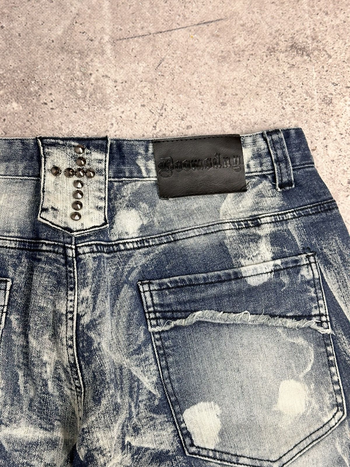 Tornado Mart Vintage Gothic Cargo pants Ed Hardy style Chrome Chest Y2K Size US 34 / EU 50 - 12 Thumbnail