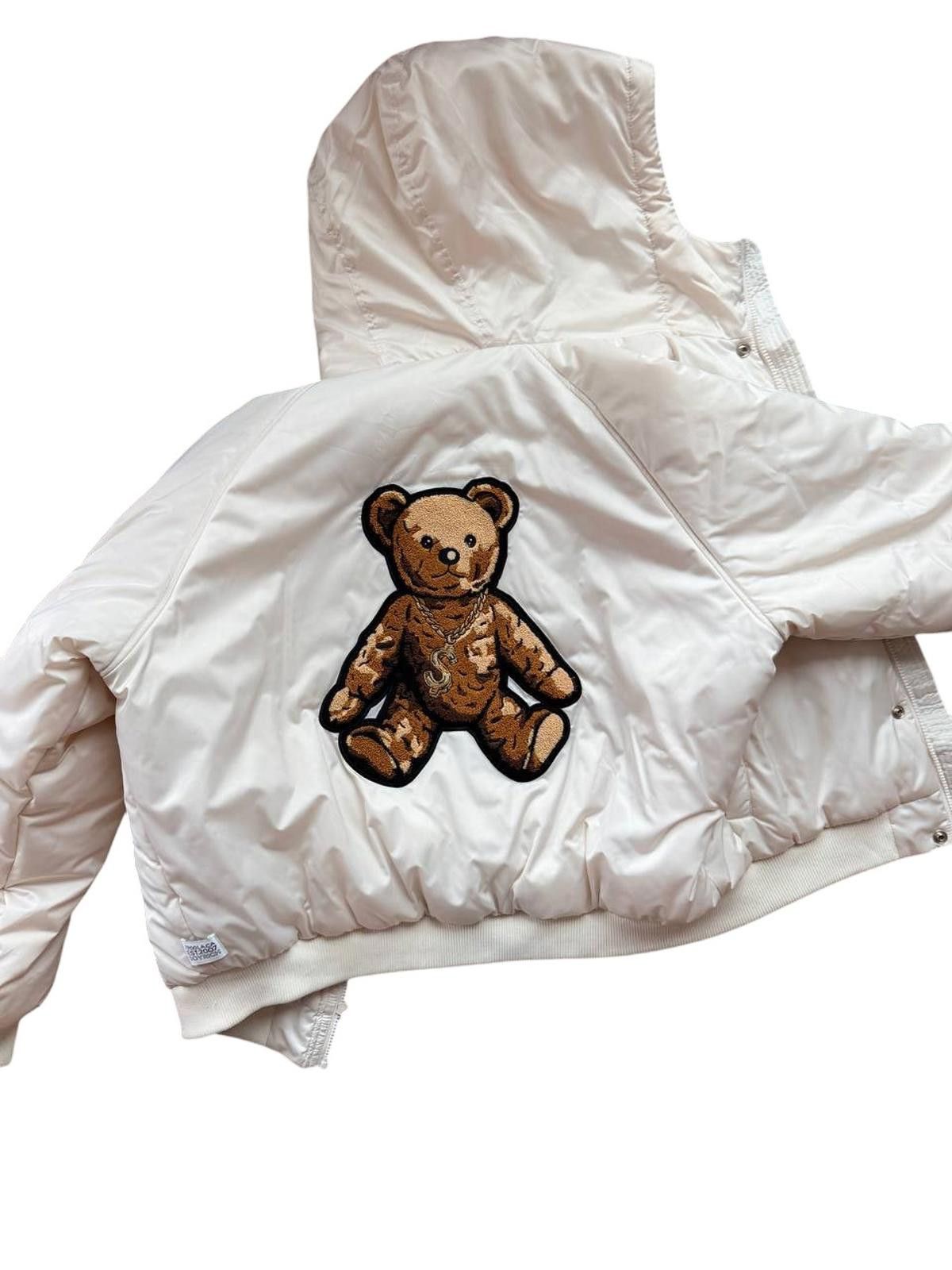 Joyrich Joyrich Teddy Bear Puffer Jacket - Size Large - Cream Size L / US 10 / IT 46 - 2 Thumbnail