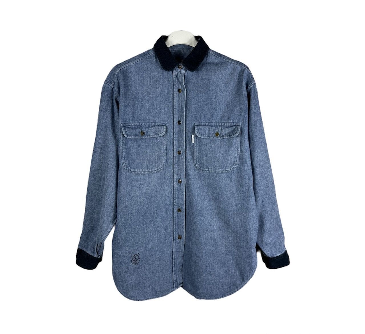 Valentino Vintage 90s Valentino Garavani classic pocket flannel shirt Size M / US 6-8 / IT 42-44 - 1 Thumbnail