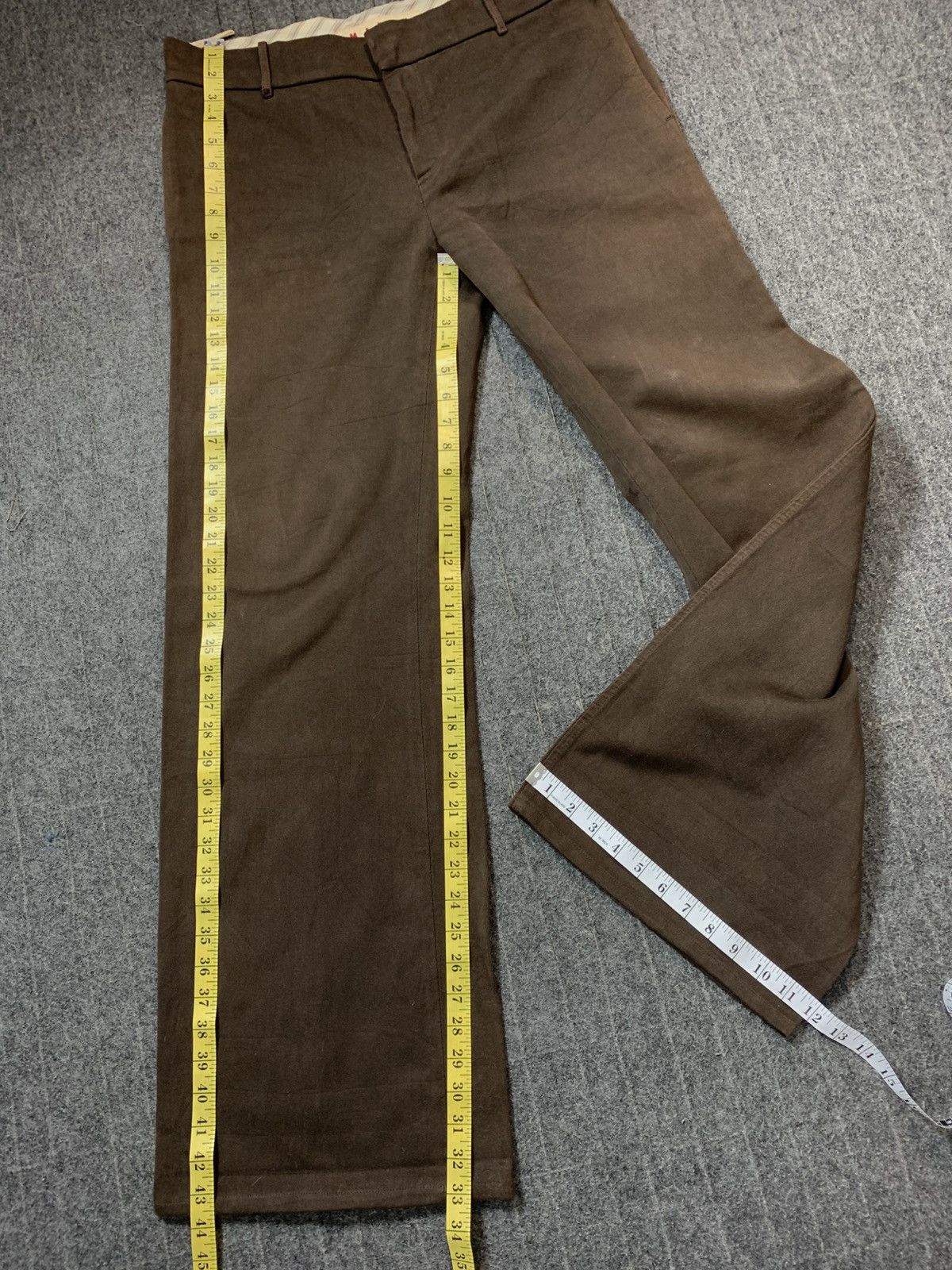 Marni Vintage 90s Marni Brown Khakis Slack Pant Size US 35 - 11 Thumbnail