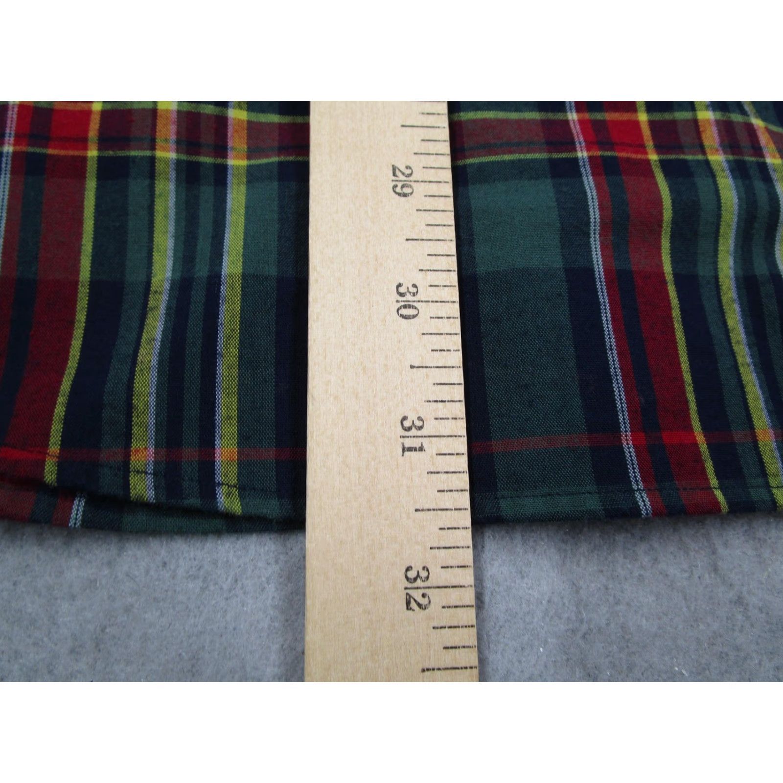 Polo Ralph Lauren Polo Ralph Lauren Mens XL Long Sleeve Button-Up Plaid Shirt Green Tartan Classic Fit Performance Size US XL / EU 56 / 4 - 6 Thumbnail