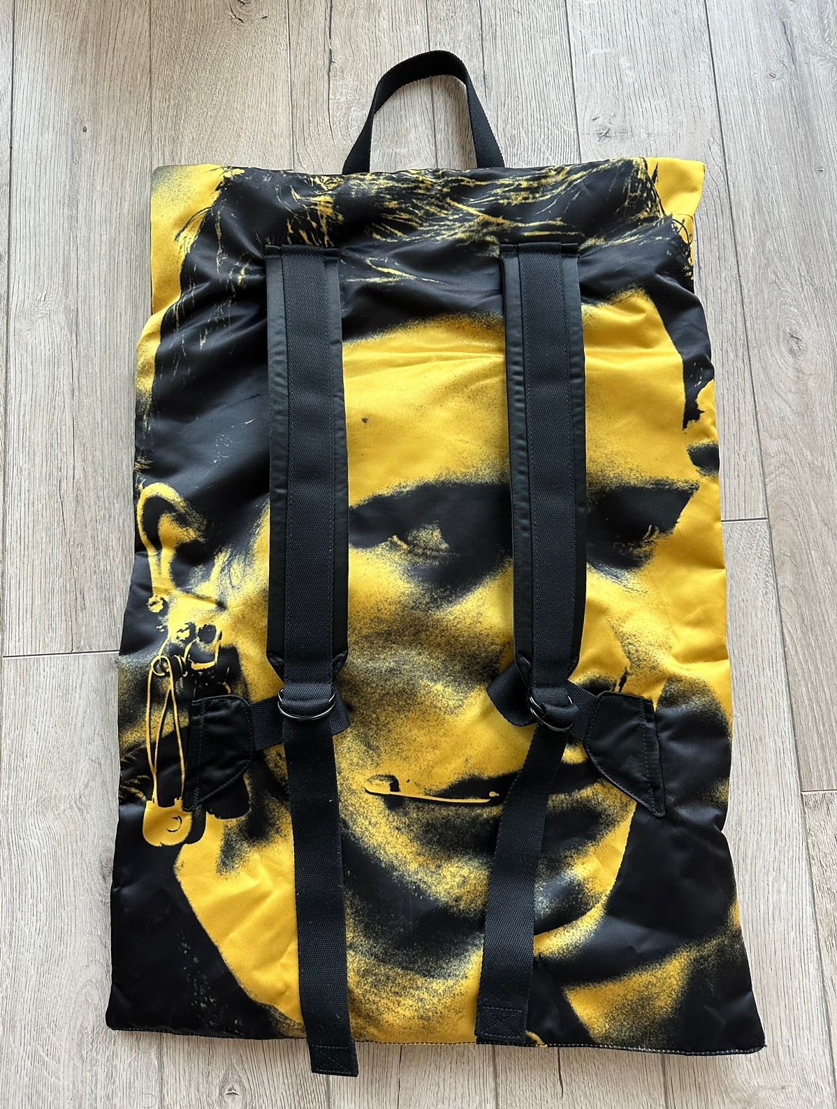 raf simons eastpak poster backpack