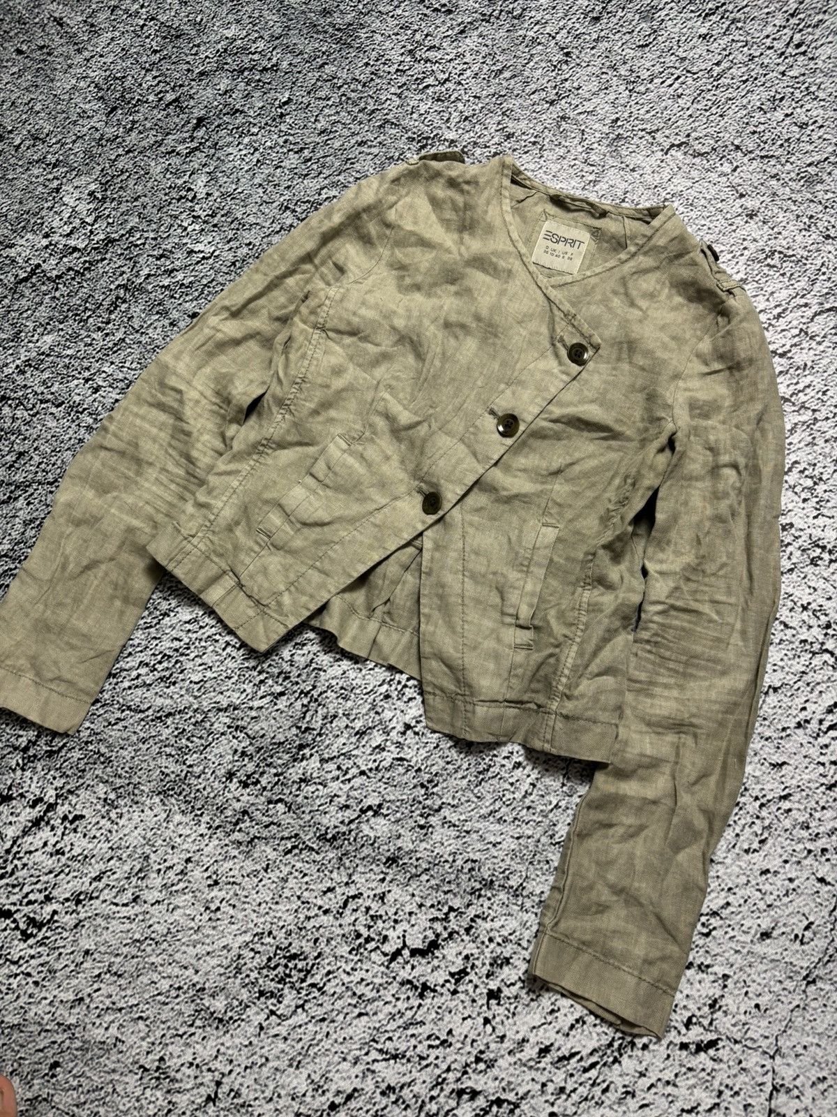 Vintage Archive flax asymmetrical jacket japanese style Size M / US 6-8 / IT 42-44 - 2 Thumbnail