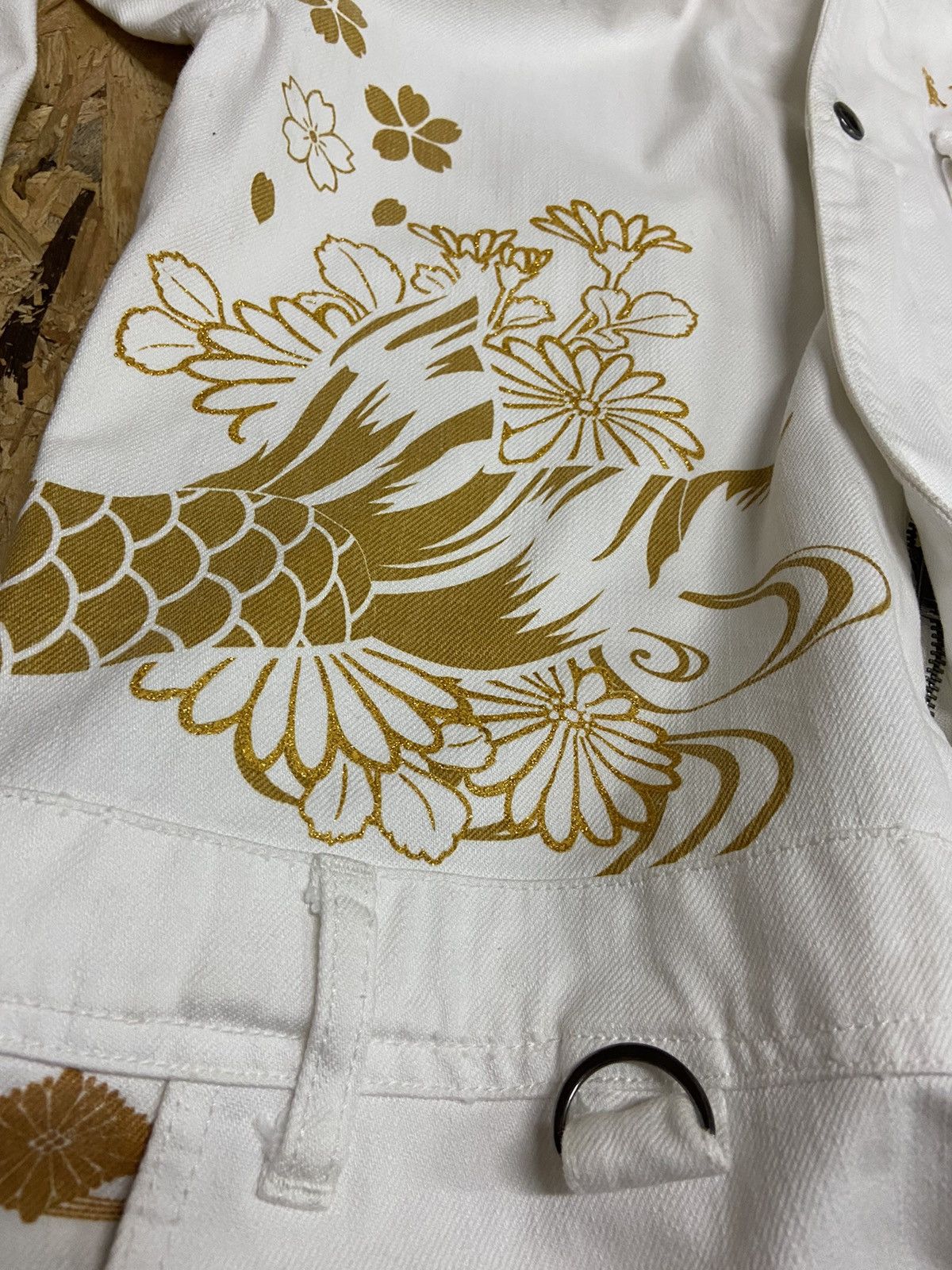 Japanese Brand KARAKURI TAMASHI OVERALLS GOLD EDITION Size US L / EU 52-54 / 3 - 4 Thumbnail