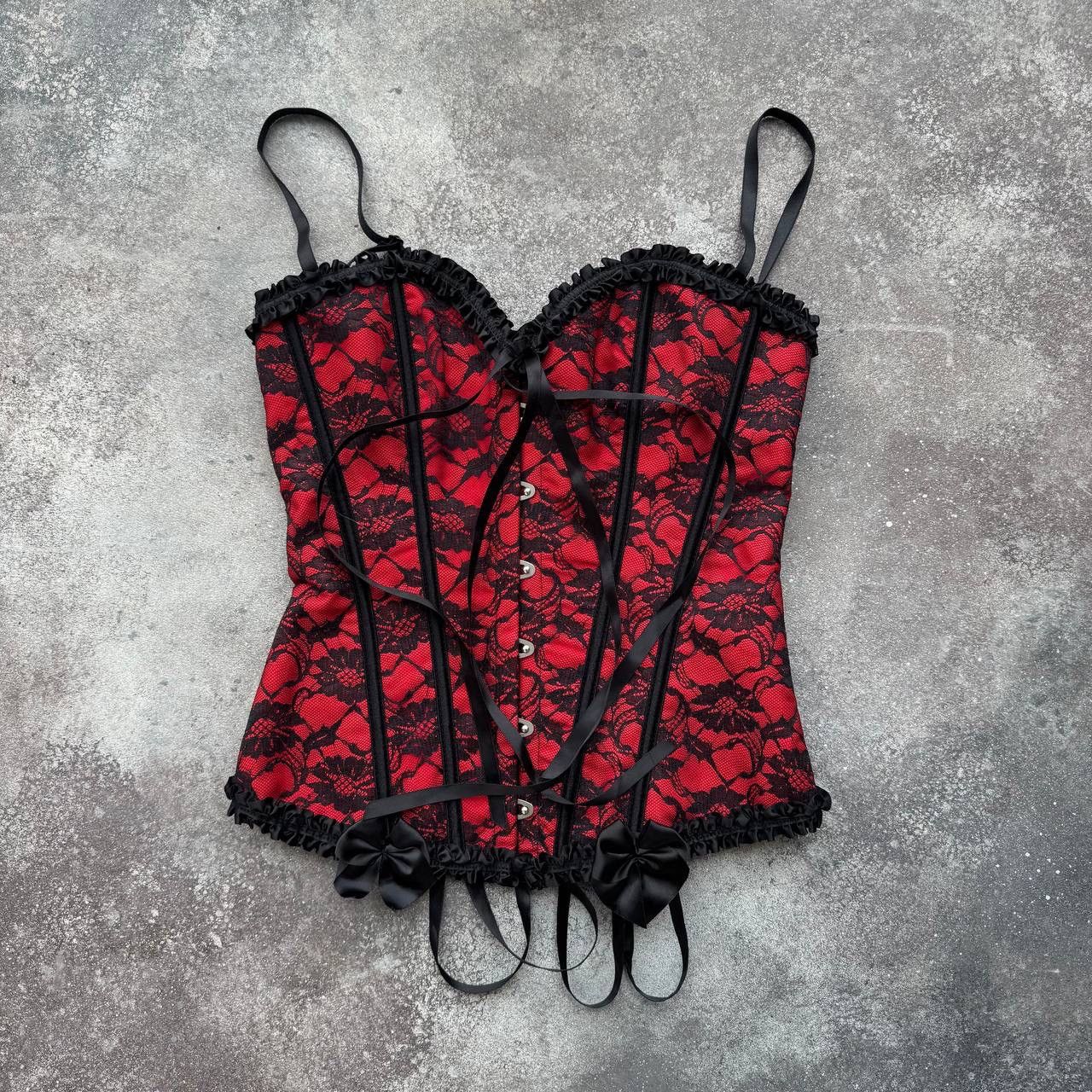 20471120 × Vintage Super Sexy Glam 2000’s Vintage Corset Size M / US 6-8 / IT 42-44 - 1 Thumbnail