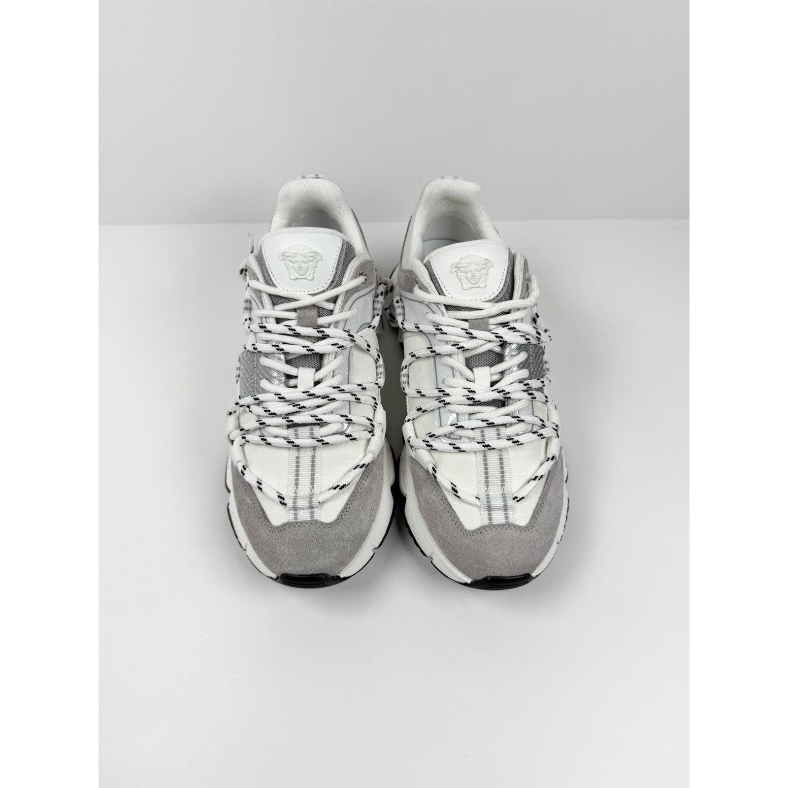 Versace Size 41EU/8US - Versace Trigreca White Sneakers NEW! Size US 8 / EU 41 - 4 Thumbnail