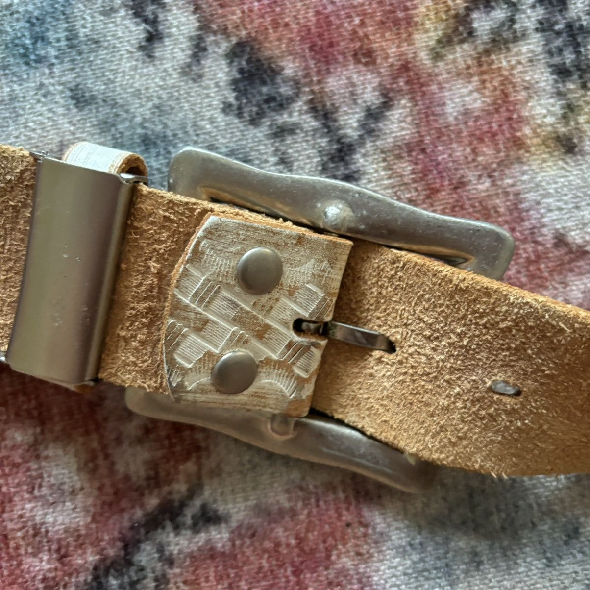 Boycott Boycott white studded leather belt Size ONE SIZE - 5 Thumbnail