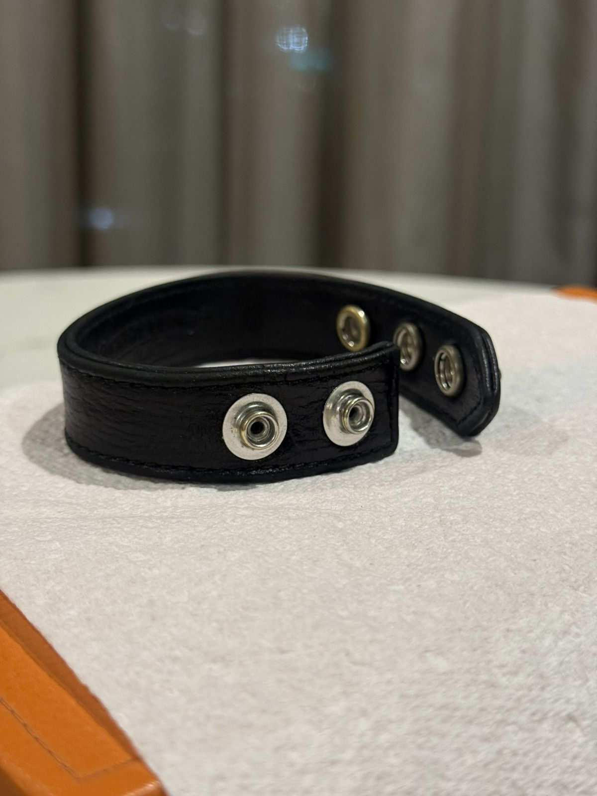 Chrome Hearts Rare Chrome Hearts Leather Snap Bracelet Size ONE SIZE - 4 Thumbnail