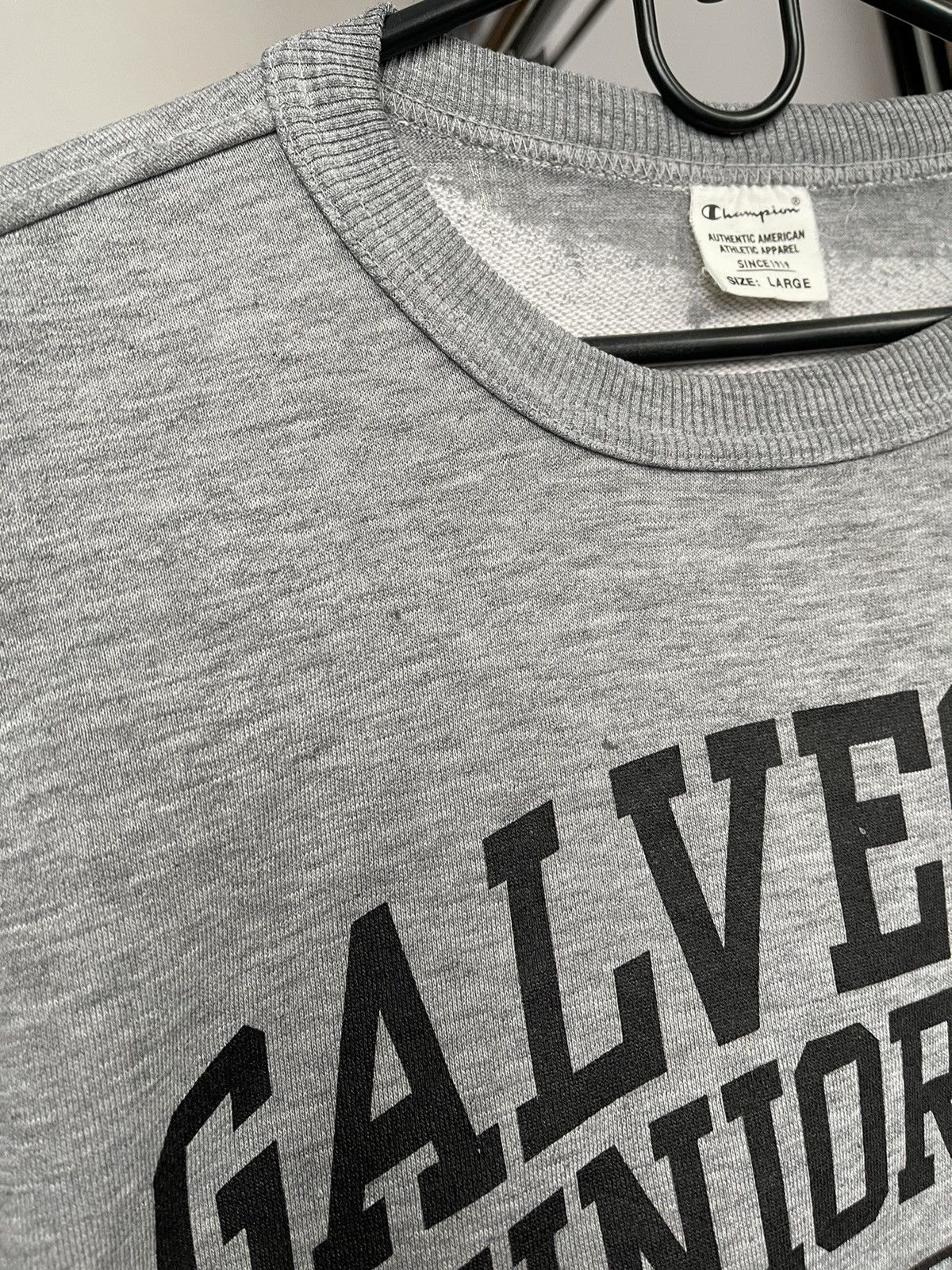 Champion Champion Galveston College Vintage Sweatshirt Crewneck 90s Size US L / EU 52-54 / 3 - 9 Thumbnail