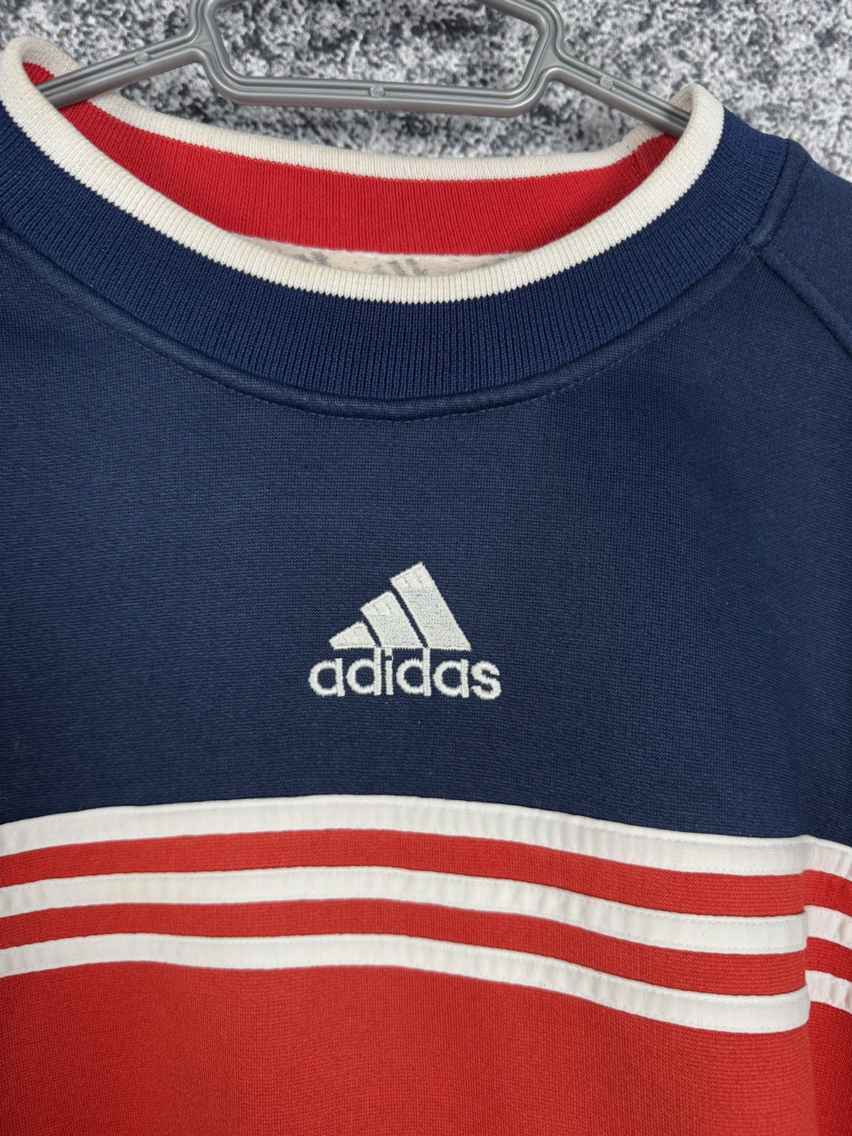 Adidas Adidas Vintage 90s Crewneck Sweatshirt Retro Pullover XXL Size US XXL / EU 58 / 5 - 7 Thumbnail