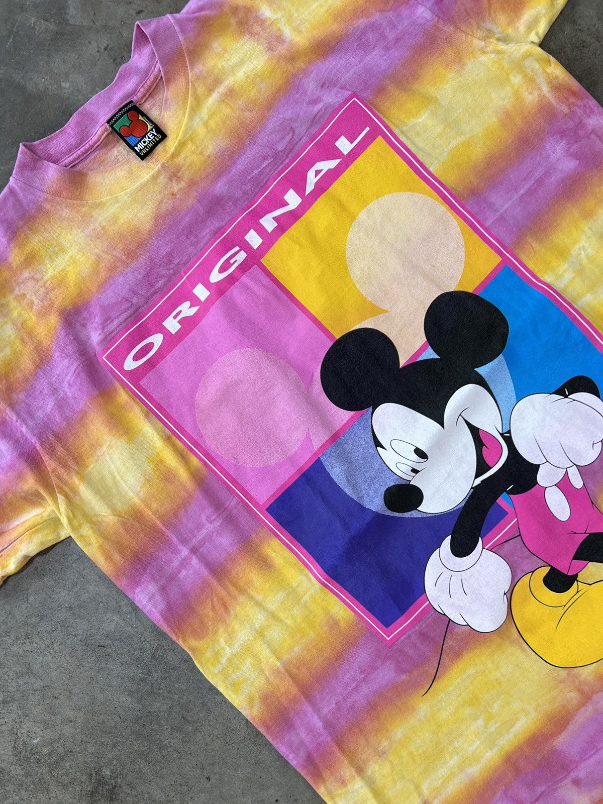Disney × Vintage Vintage Early 2000s Disney Original Mickey Mouse Dyed Tee XL Size US XL / EU 56 / 4 - 1 Thumbnail