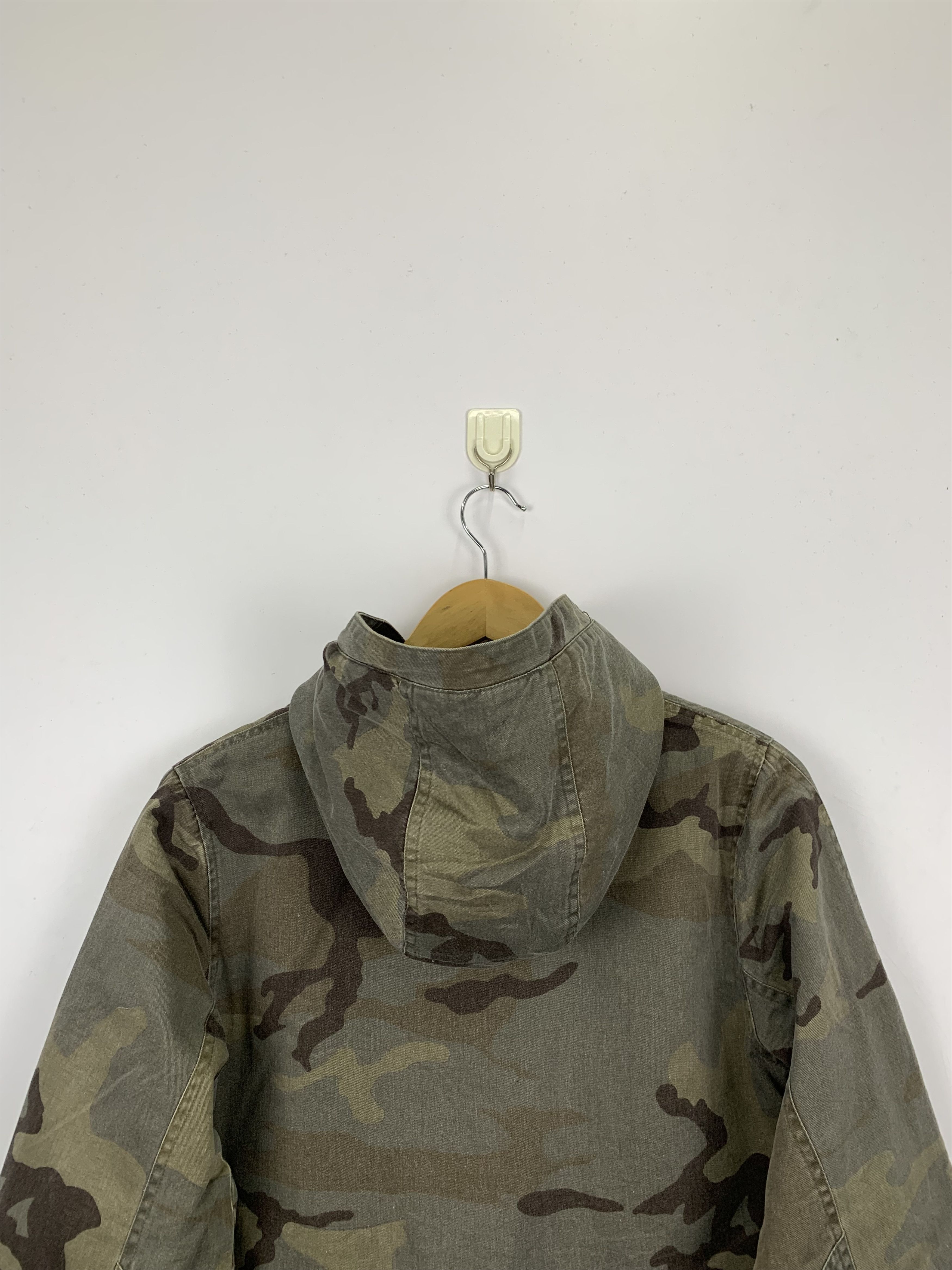 Vintage Vintage Us Air Force Camo Military Hoodie Jacket J0873 Size US L / EU 52-54 / 3 - 4 Thumbnail