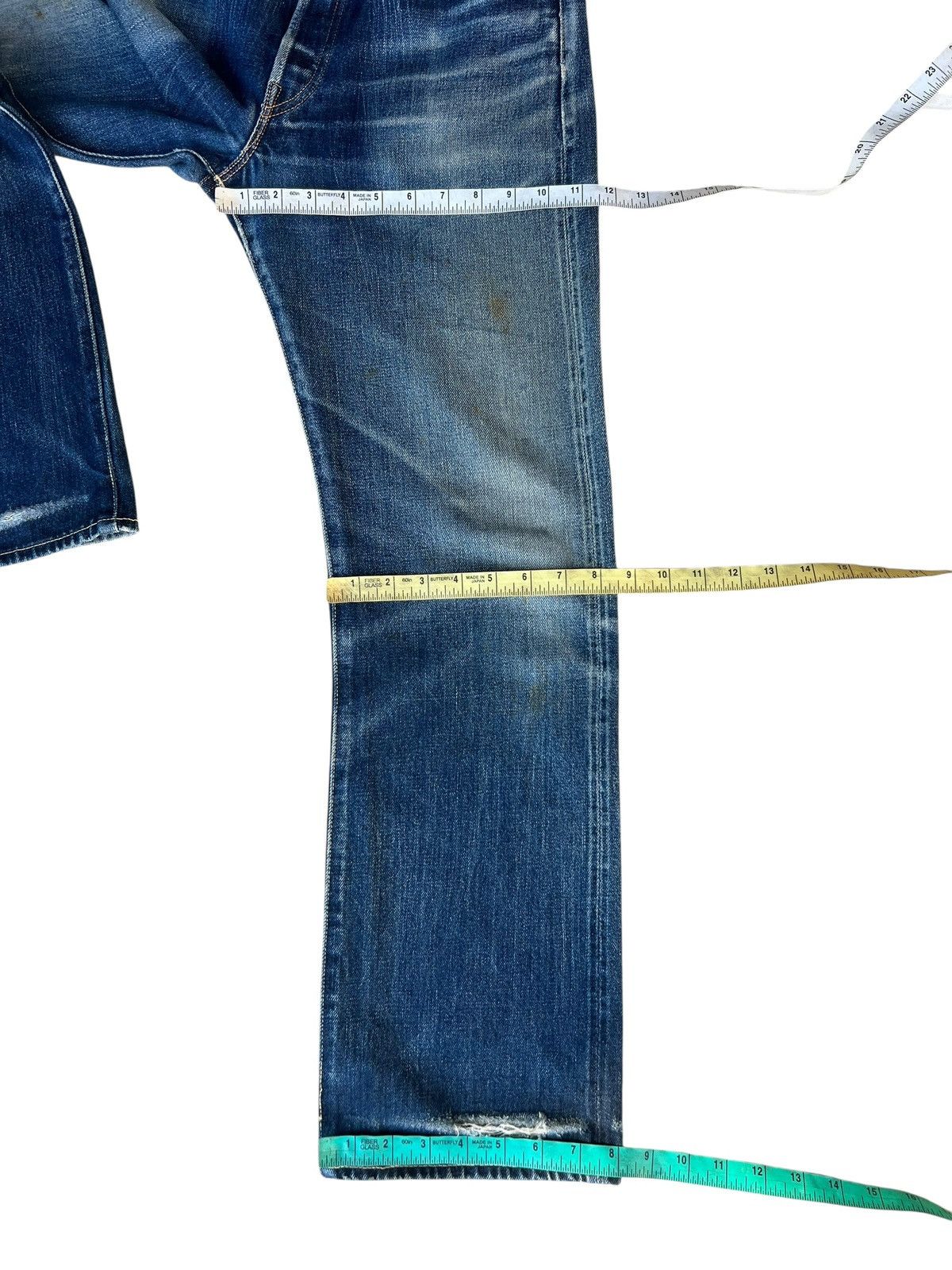 Levi's Vintage Clothing 2000s LVC Levi’s 501 XX Big E Distress Denim Selvedge Jeans Size US 30 / EU 46 - 5 Thumbnail