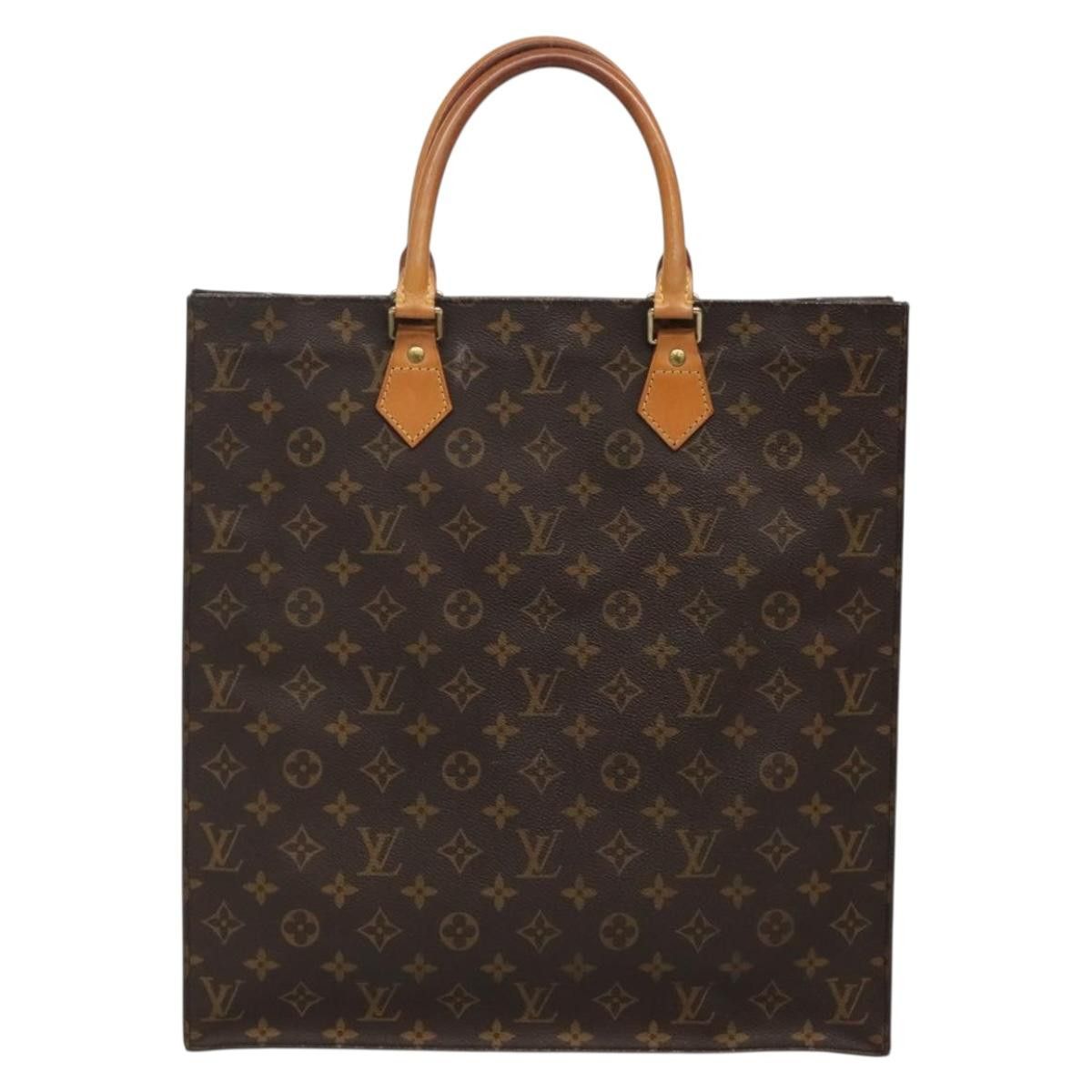 Louis Vuitton LOUIS VUITTON Monogram Sac Plat Hand Bag M51140 Size ONE SIZE - 2 Thumbnail