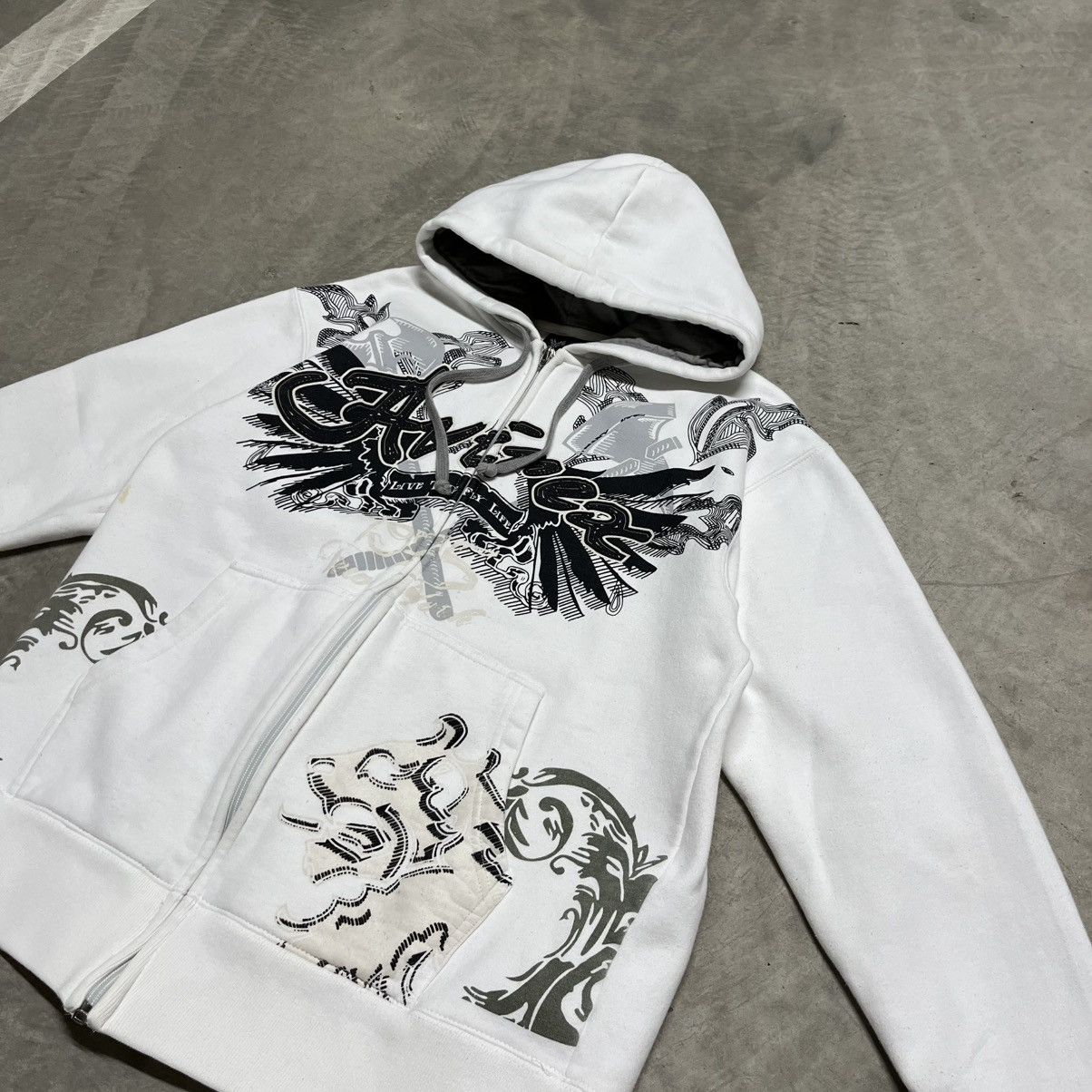 Vintage Y2K Avirex Zip Up Hoodie