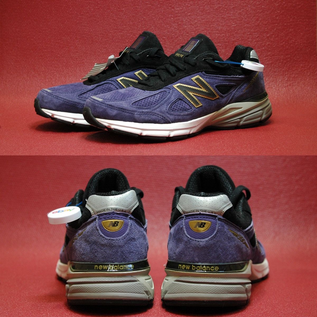 New Balance New Balance 990v4 Navy/Brown | Grailed