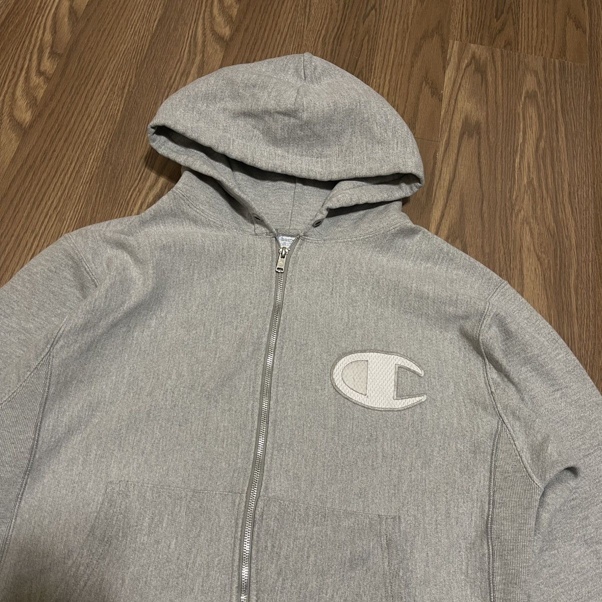 Champion Grey Champion reverse weave zip up hoodie Size US M / EU 48-50 / 2 - 2 Thumbnail